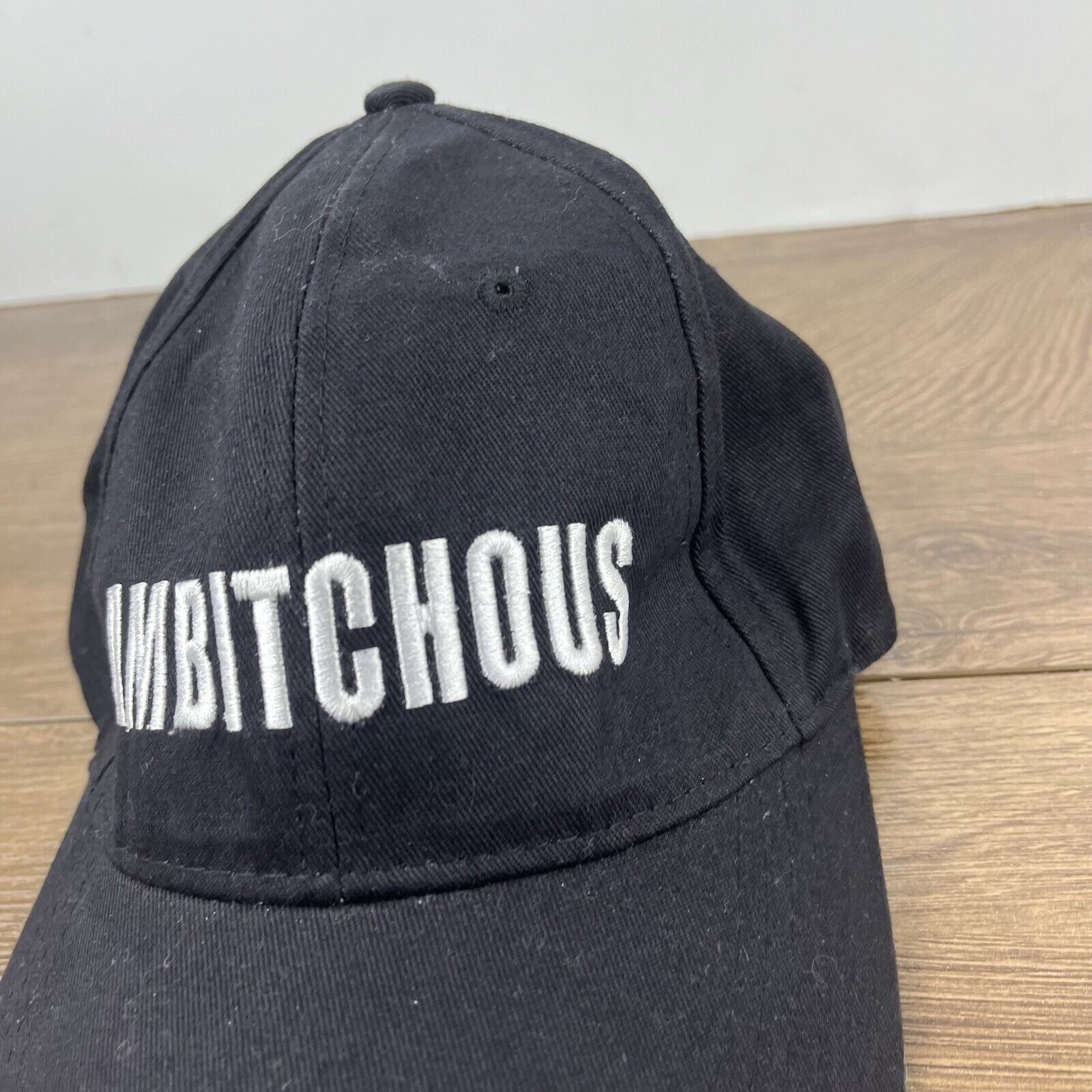 Other Ambitchous Hat Ambitchous Hat Black Hat Adjustable Black Adu Size ONE SIZE - 7 Thumbnail