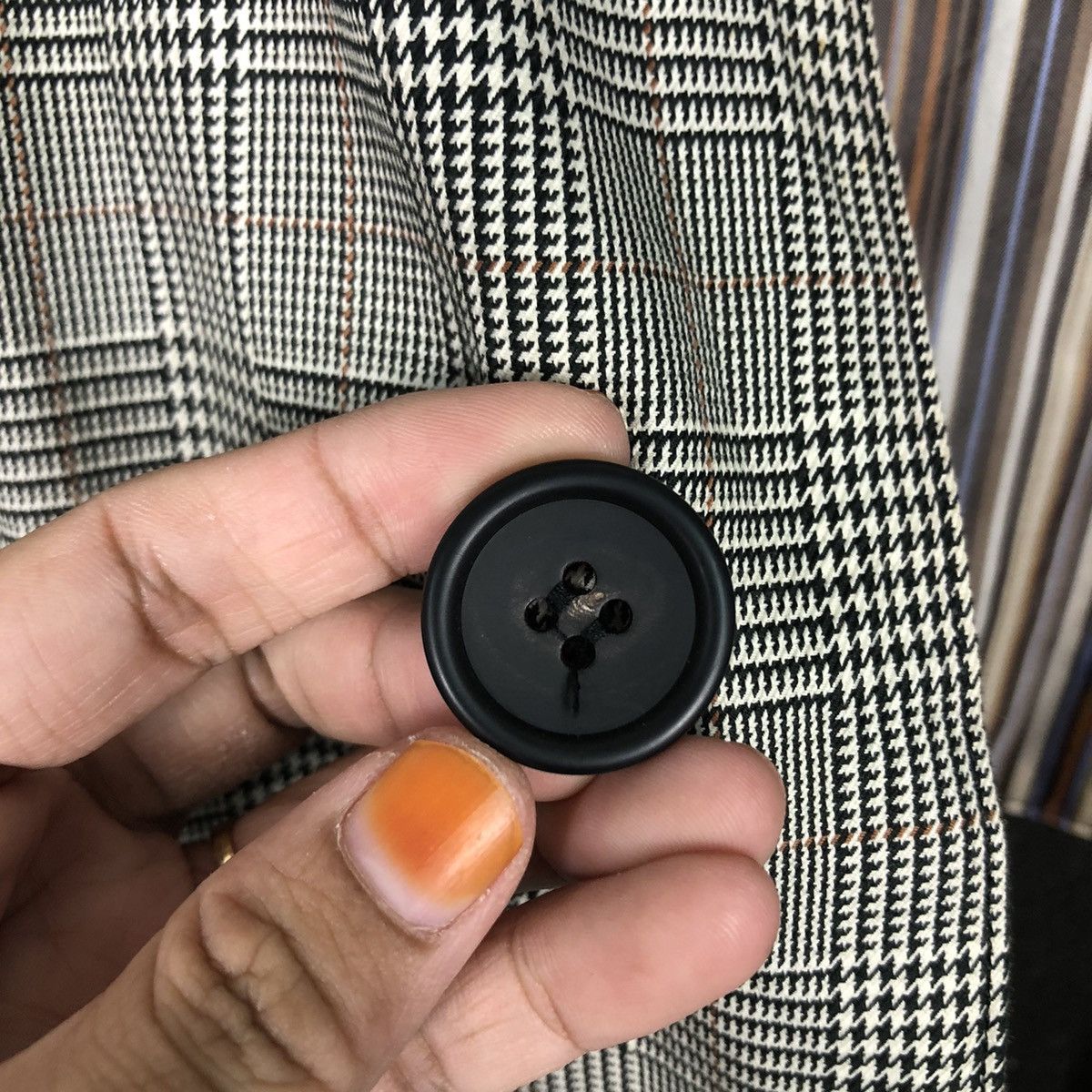 Paul Smith 📌Vintage Biker Bondage Jacket Paul Smith Striped Blanket Size US M / EU 48-50 / 2 - 18 Thumbnail