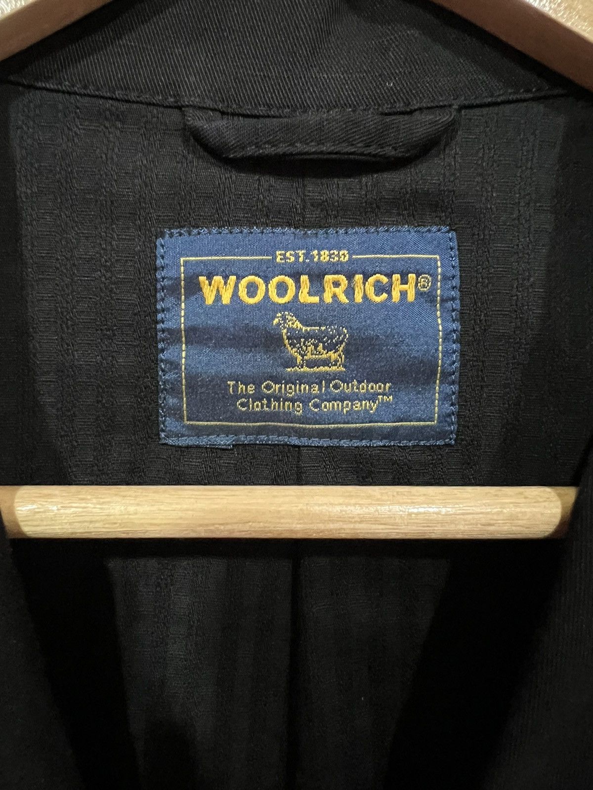 Japanese Brand 🔥 Woolrich black Ripstop blazer jacket Size US S / EU 44-46 / 1 - 5 Thumbnail