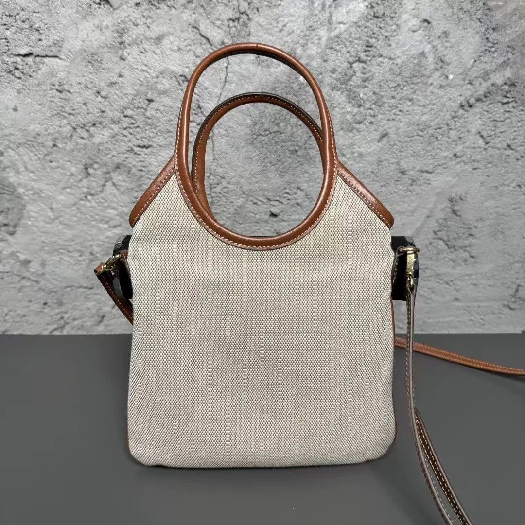 Miu Miu Miu Miu White Brown Canvas Tote Bag Size US 26 / EU 42 - 4 Thumbnail