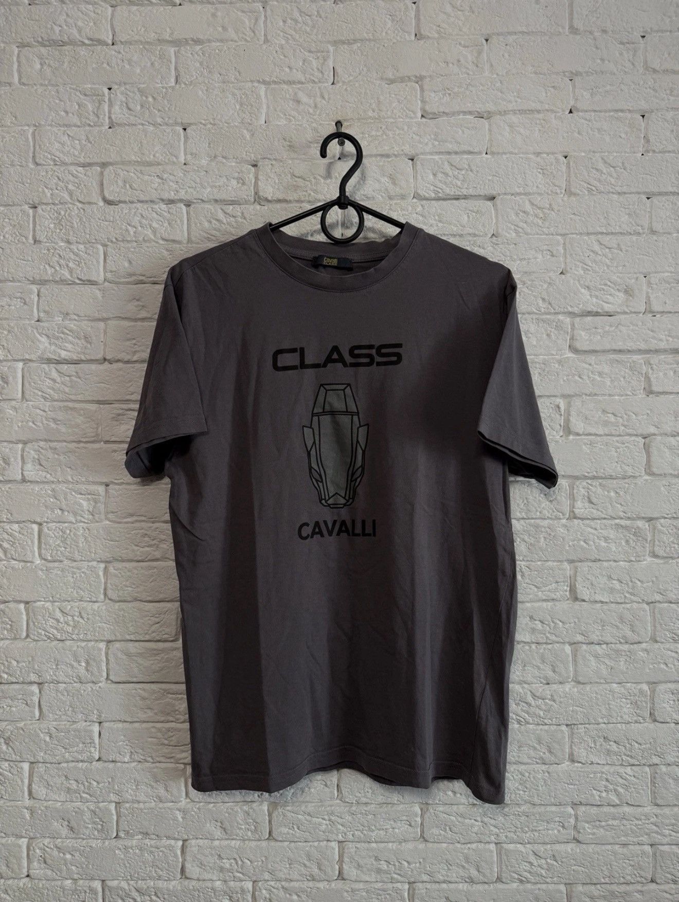 Cavalli Class Class Cavalli Y2K Tshirt Huge Logo Sz M Size US M / EU 48-50 / 2 - 1 Thumbnail