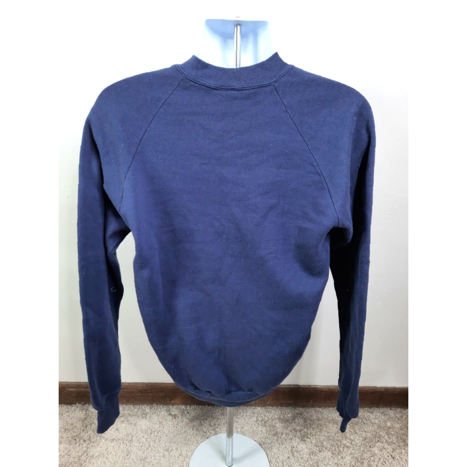 Jerzees VINTAGE Jerzees Raglan Sweatshirt Mens XL Blue Bald Eagle USA Made America Size US XL / EU 56 / 4 - 7 Thumbnail