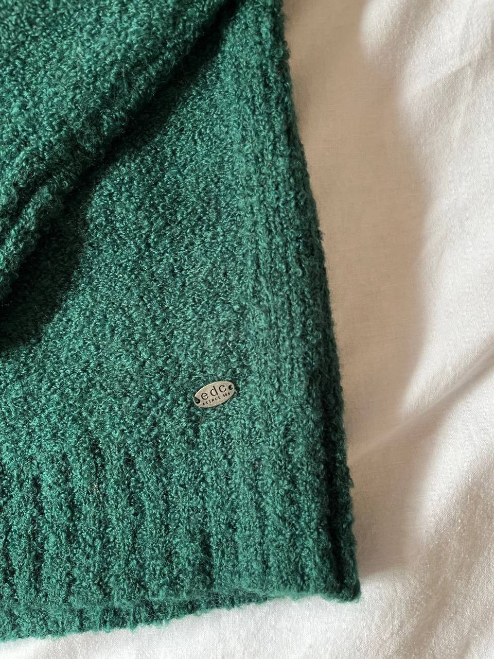 Other × Vintage EDC deep green women's vintage knit cardigan on buttons Size L / US 10 / IT 46 - 3 Thumbnail
