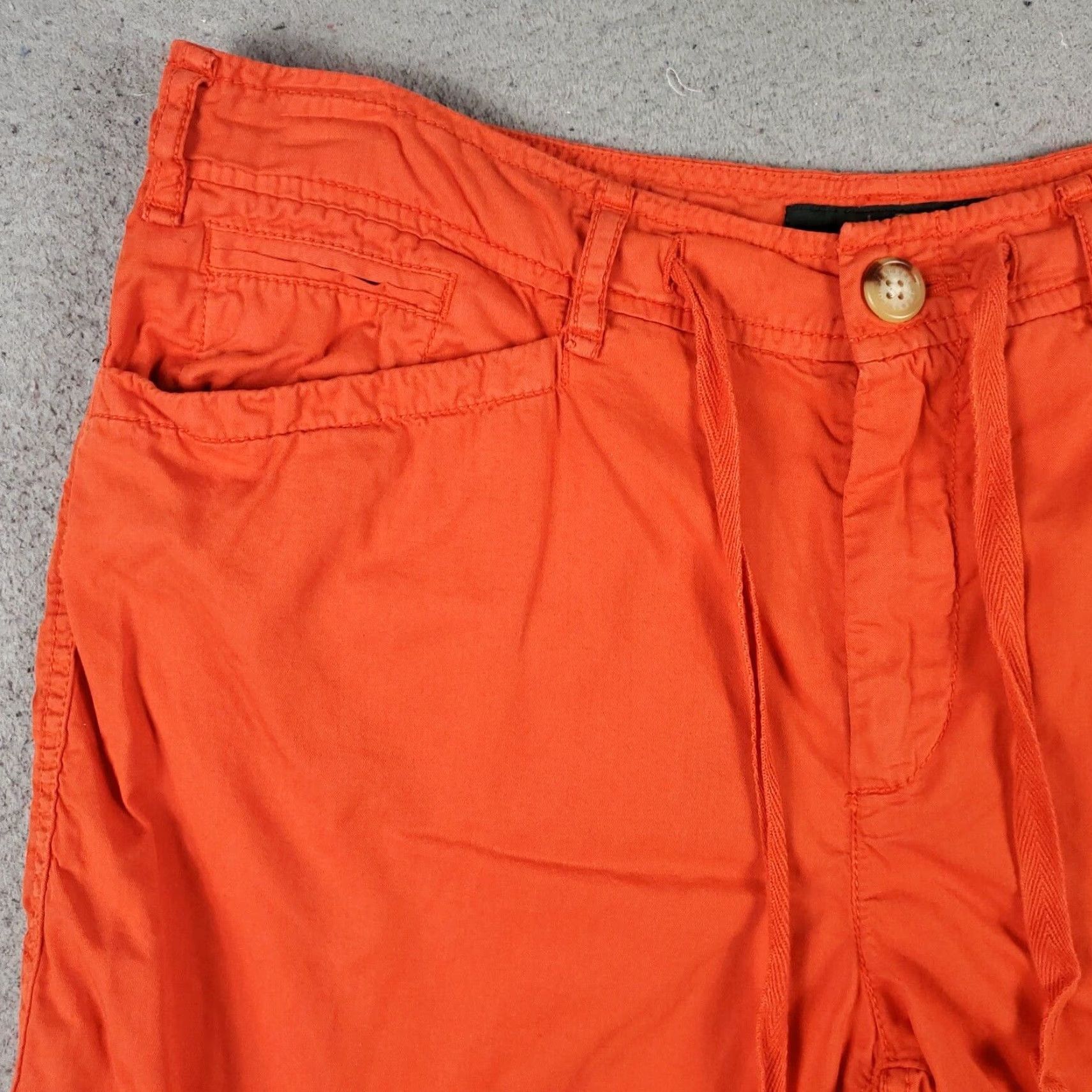 Ralph Lauren VINTAGE Ralph Lauren Womens Chino Shorts Size 12 30 Orange Casual Flat Front Classic Size 30" / US 8 / IT 44 - 2 Thumbnail