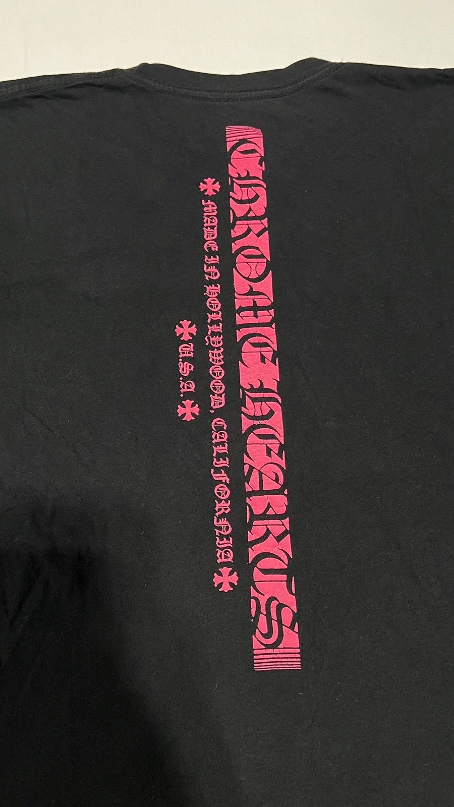 Chrome Hearts Chrome Hearts Pink Vertical Logo Size US L / EU 52-54 / 3 - 15 Thumbnail