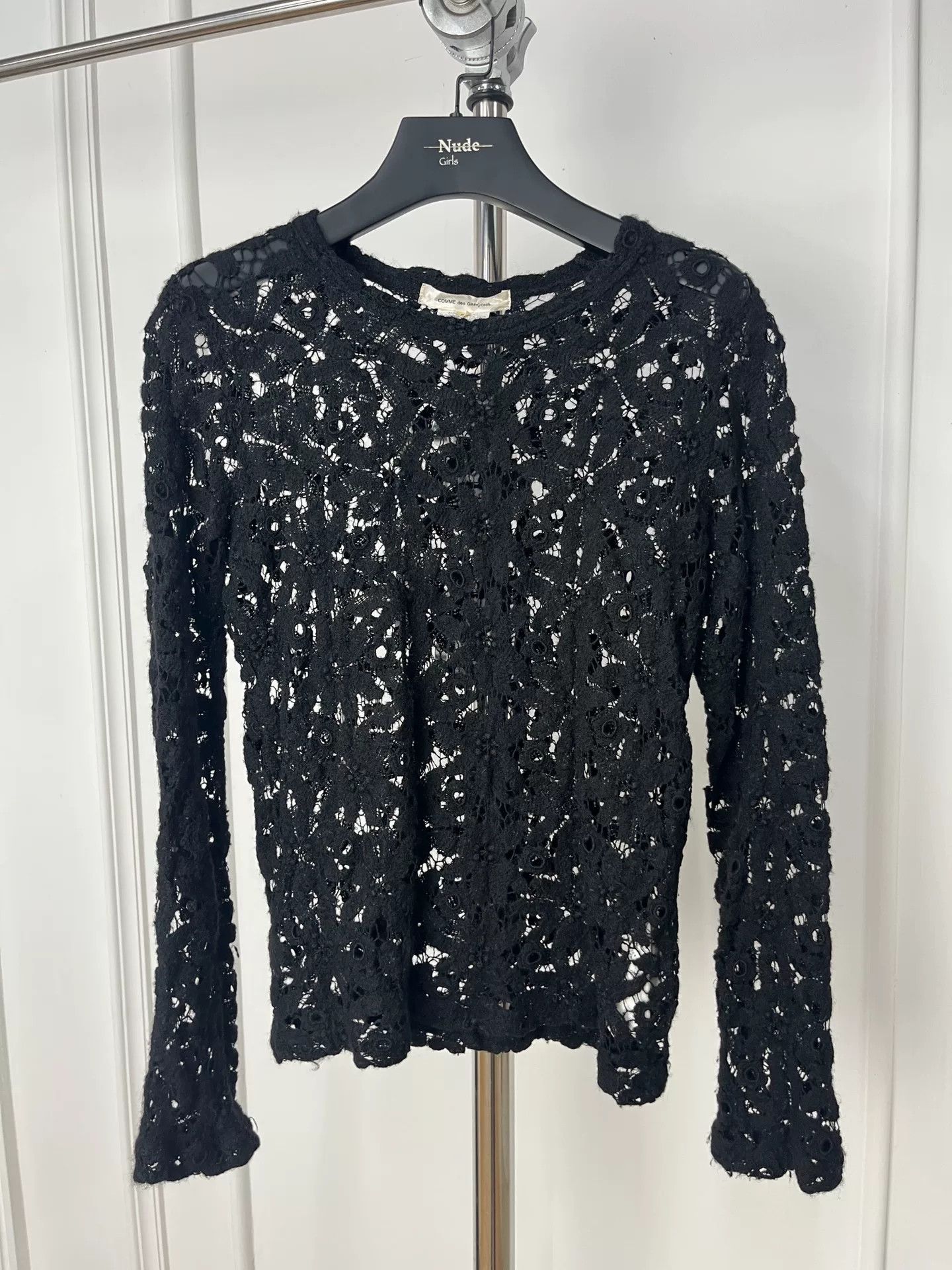 Comme des Garcons comme des garcons lace knit top Size S / US 4 / IT 40 - 1 Thumbnail