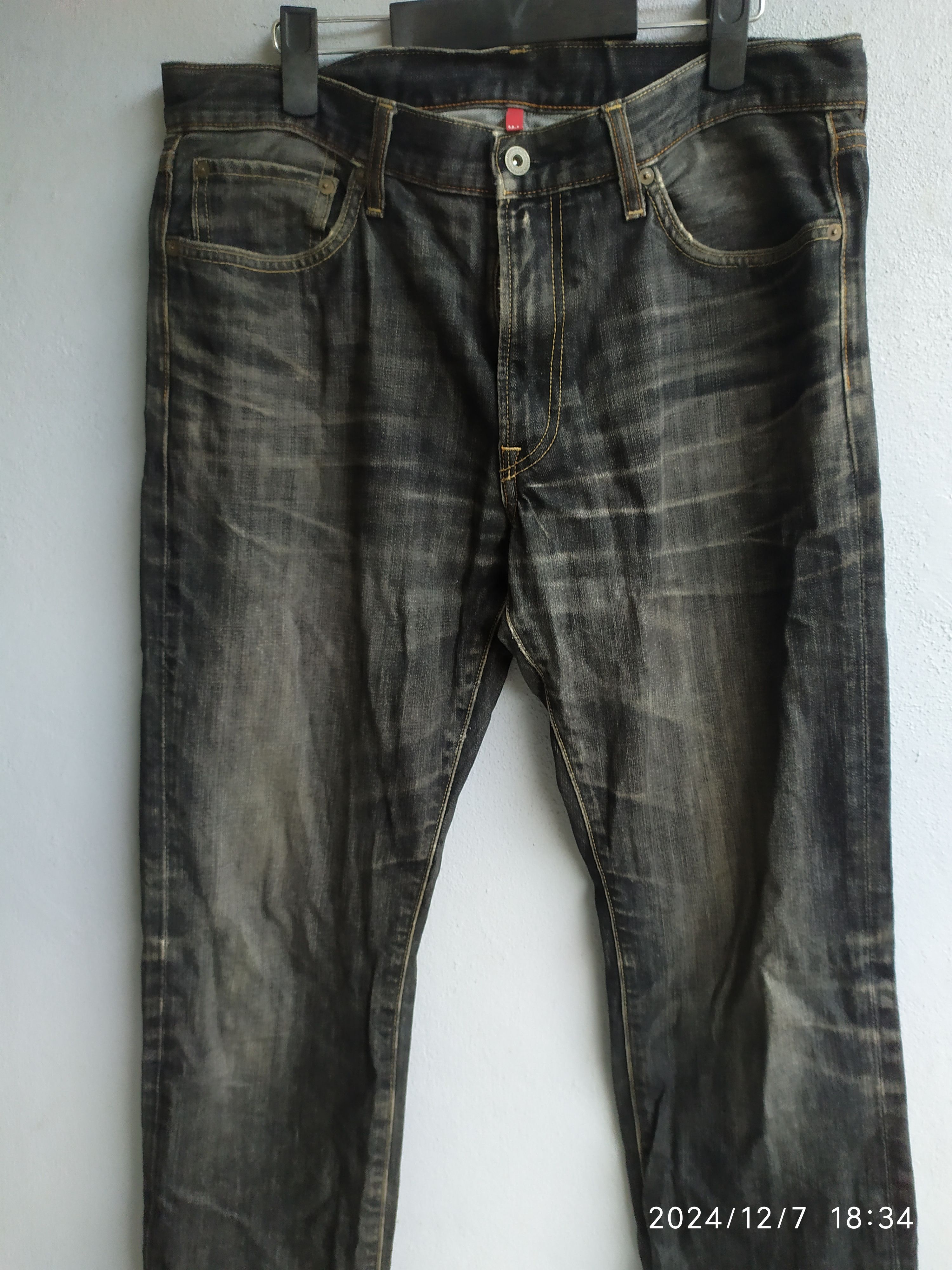 If Six Was Nine × Japanese Brand × Le Grande Bleu (L.G.B.) Vintage y2k Distressed Uniqlo Size US 32 / EU 48 - 5 Thumbnail