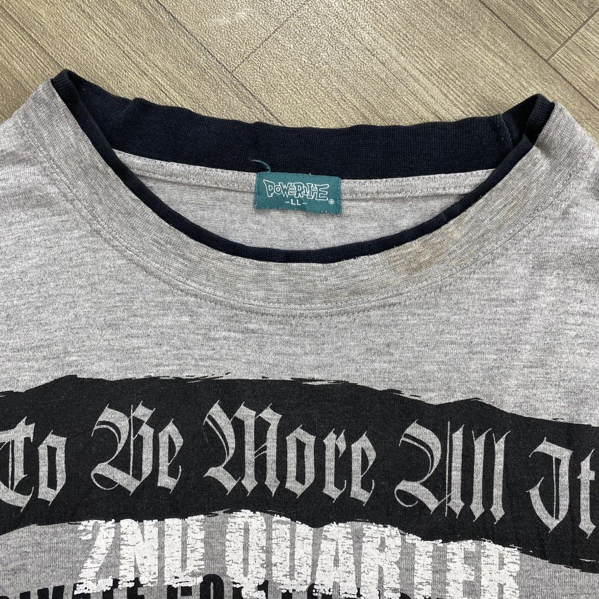 In The Attic 2000s Power Life Poem Grunge Cross Goa Punk Long Sleeve Y2K Size US L / EU 52-54 / 3 - 4 Thumbnail