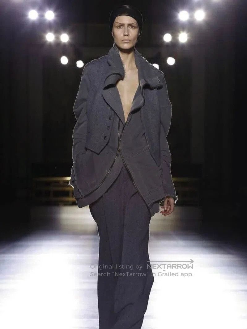 Haider Ackermann Haider Ackermann AW14 Double Layer Jacket. Size US XXL / EU 58 / 5 - 8 Thumbnail