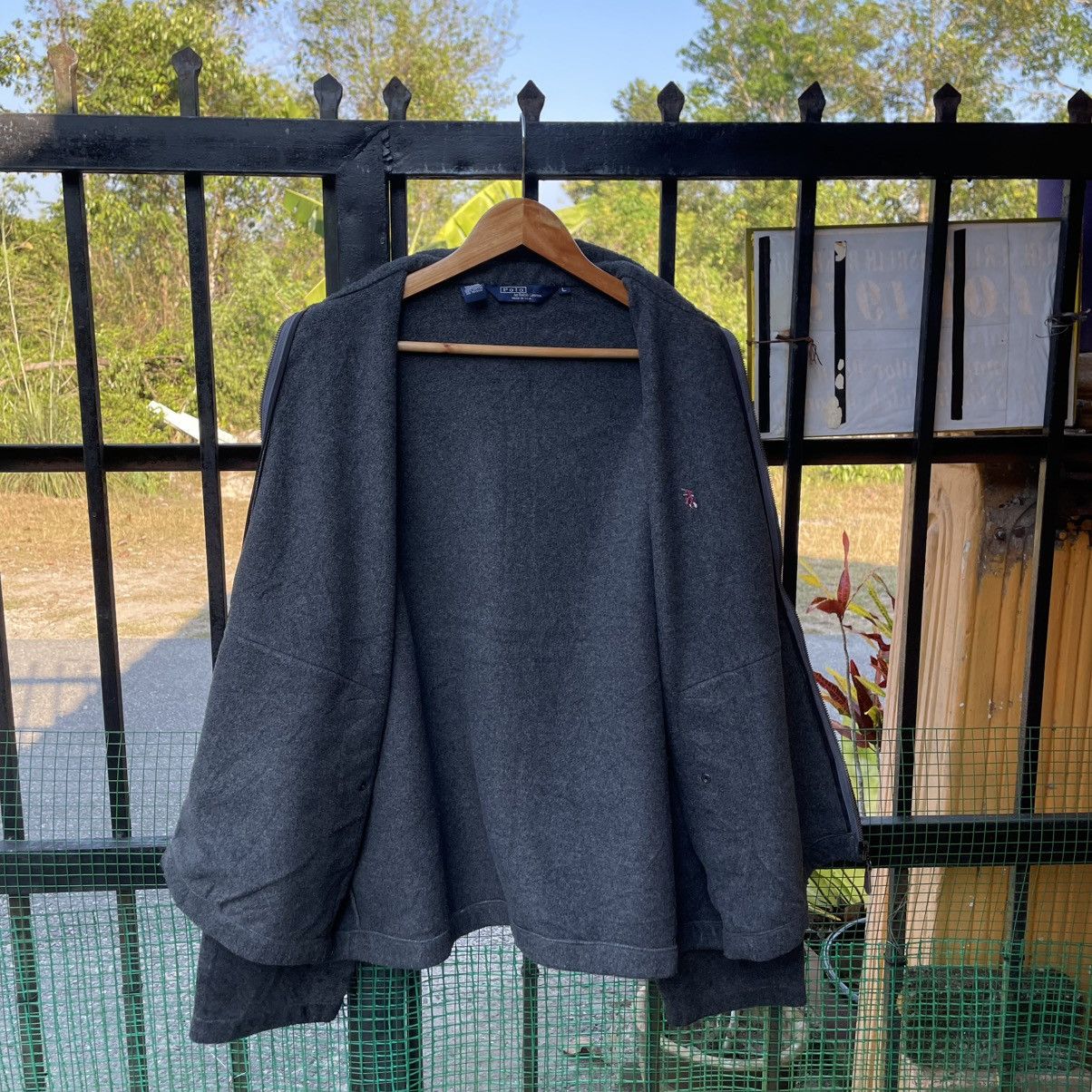 Polo Ralph Lauren 🔥Vintage 90s Polo Ralph Lauren Full Zipper Fleece Jacket Size US L / EU 52-54 / 3 - 16 Thumbnail