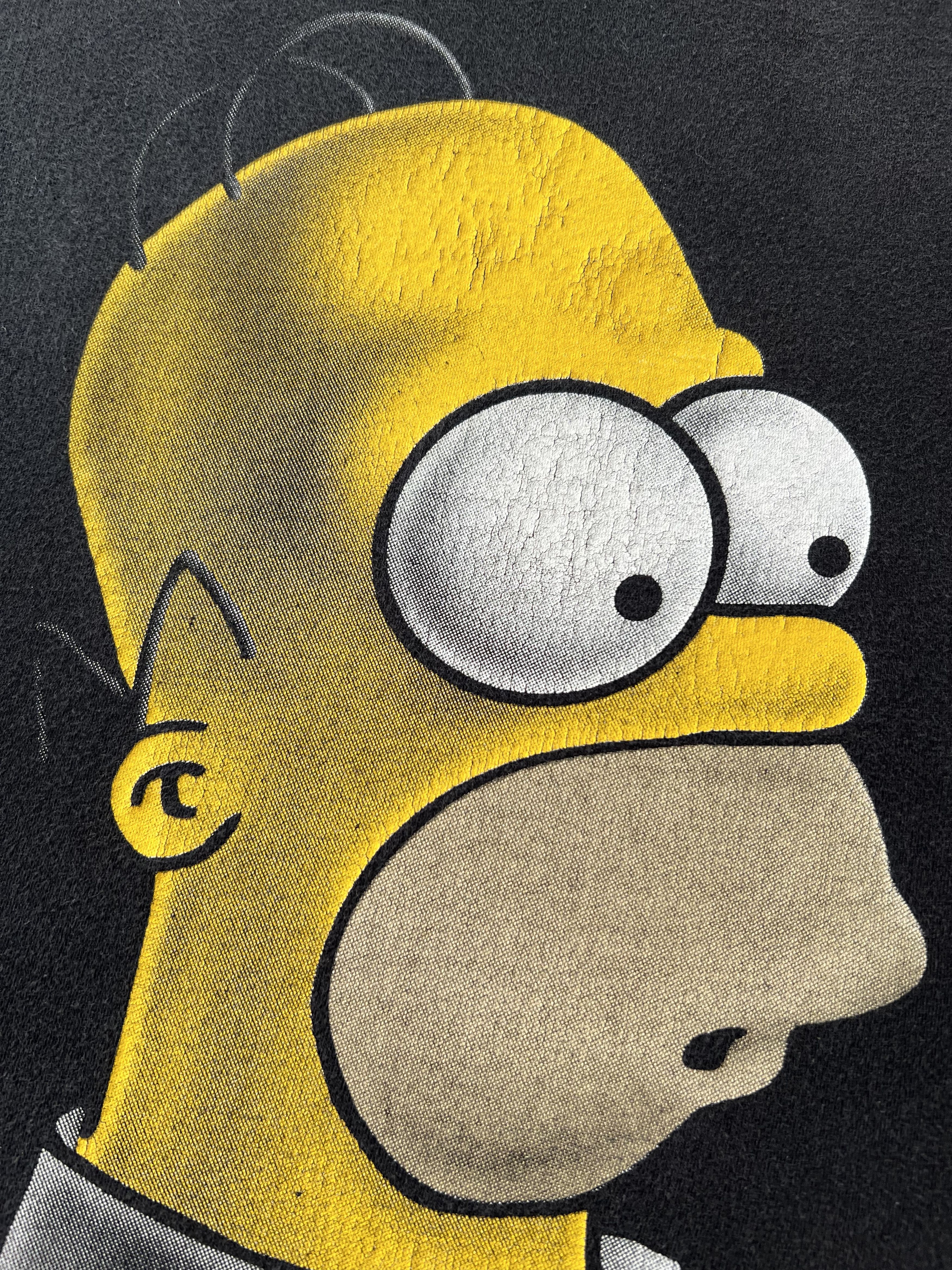 The Simpsons Vintage 1997 The Simpsons Homer Matt Groening Black T-shirt Size US L / EU 52-54 / 3 - 5 Thumbnail