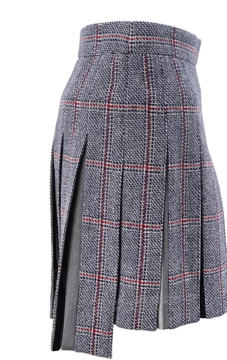 Thom Browne Thom Browne Plaid Pleated Skirt Size 25" / US 0 / IT 36 - 3 Thumbnail