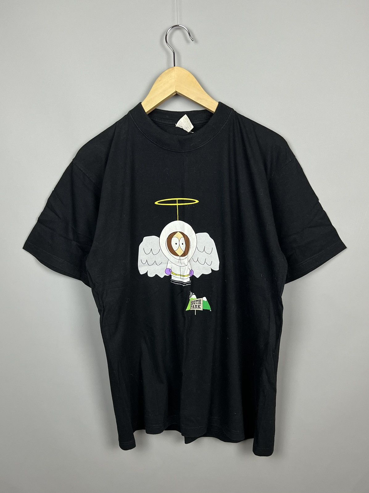1999 Vintage South Park Kenny Dead Angel Tee 90-s