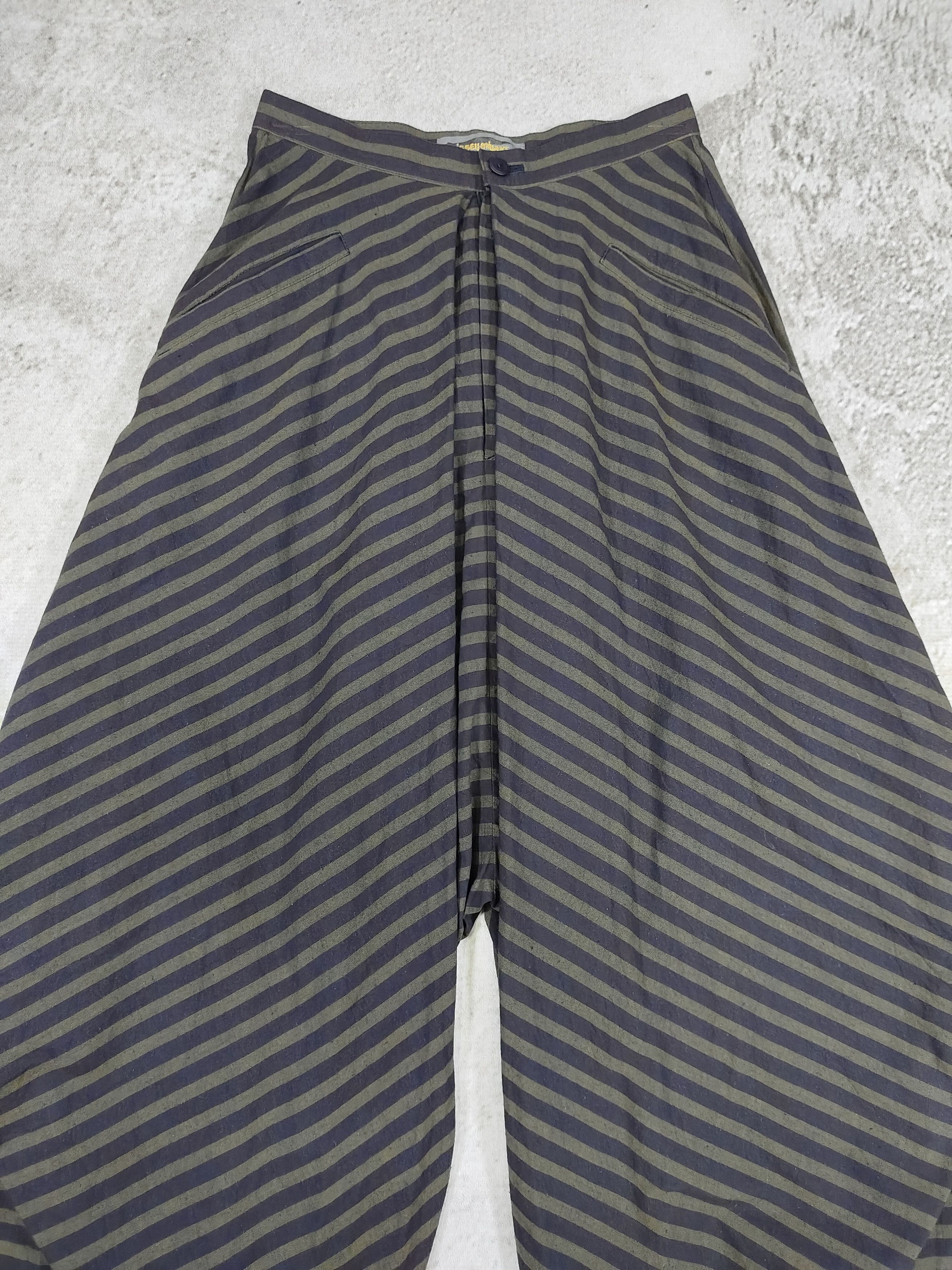 Issey Miyake 80s Issey Miyake- Archived Runway Sculptural Hakama Samurai Size US 28 / EU 44 - 2 Thumbnail