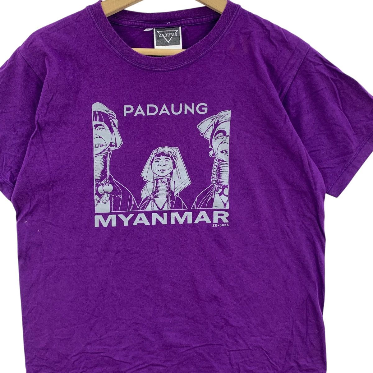 Vintage Vintage PADAUNG MYANMAR CULTURE Art Tee Shirt Top Size M / US 6-8 / IT 42-44 - 3 Thumbnail