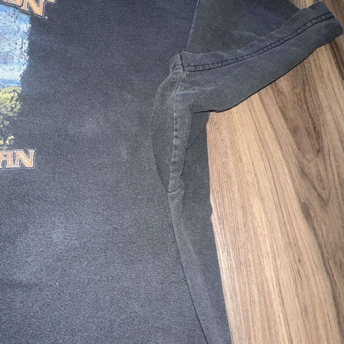Harley Davidson Vintage Harley Davidson XXL Tee, Traverse, Michigan Size US XXL / EU 58 / 5 - 9 Thumbnail