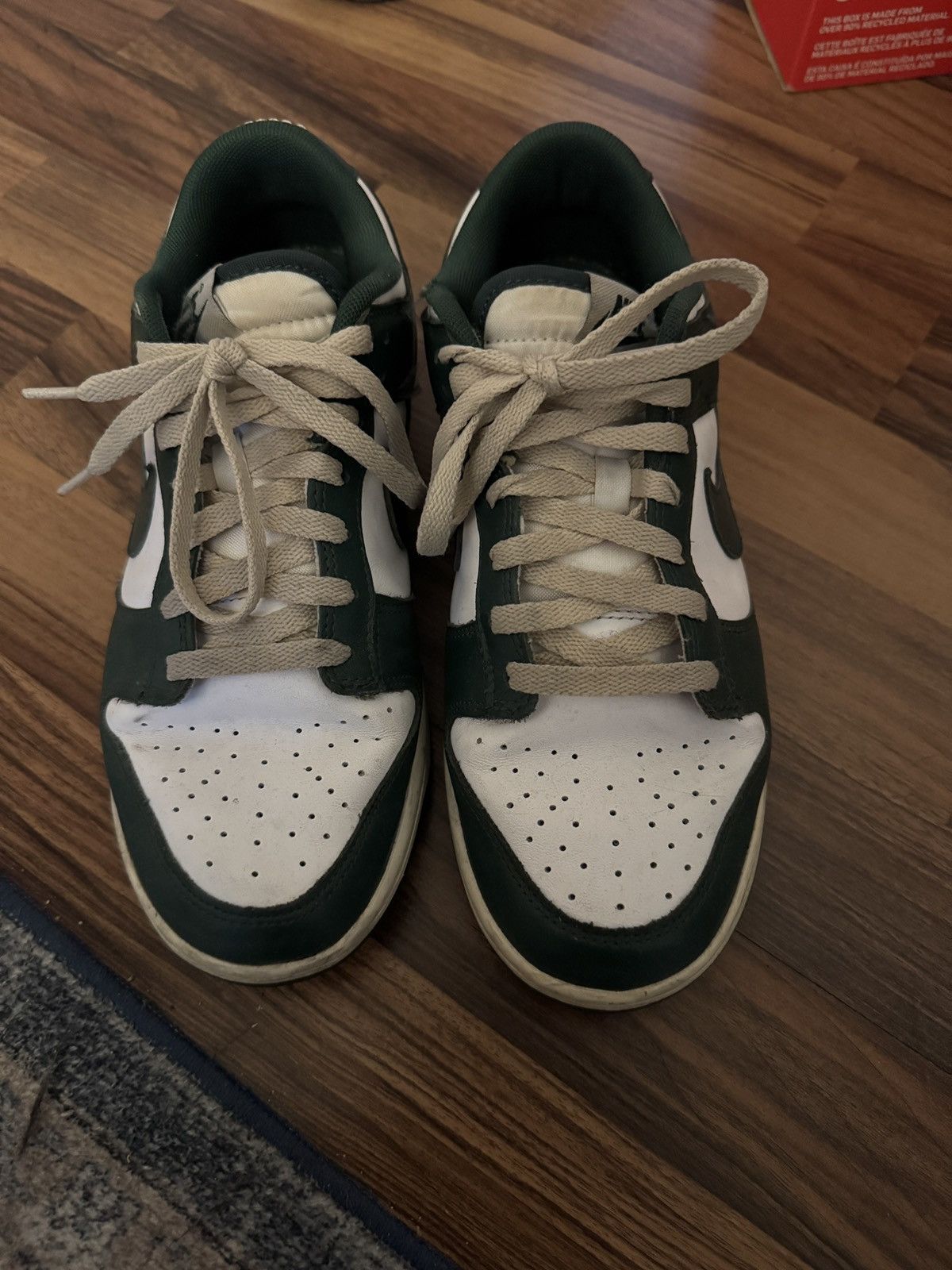 Nike Nike Dunk Low Retro Team Green Size 7 Size US 7 / EU 40 - 4 Thumbnail