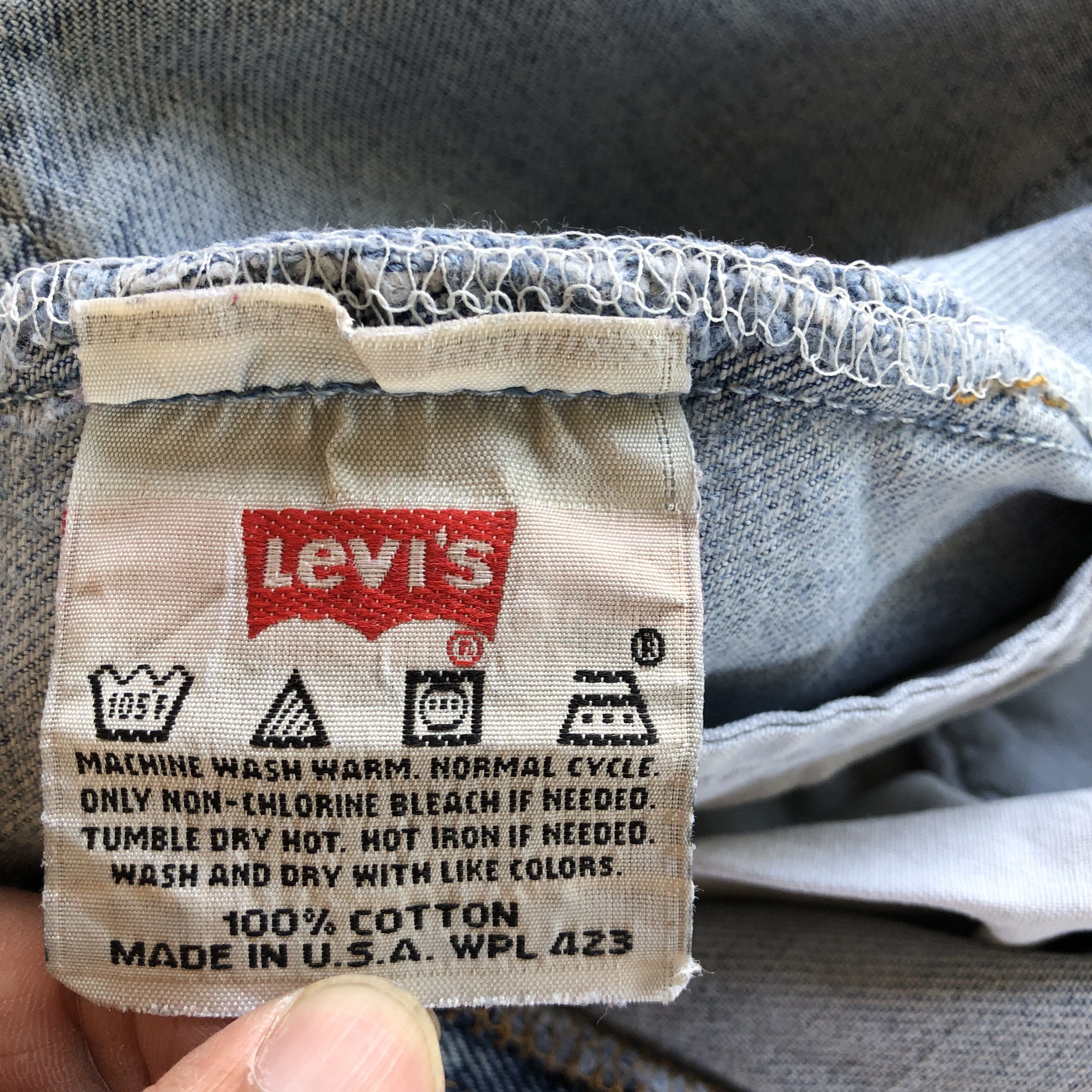 Levi's Vintage Levis 501 Sun Faded Jeans Levi's Stonewash Denim Size US 34 / EU 50 - 9 Thumbnail