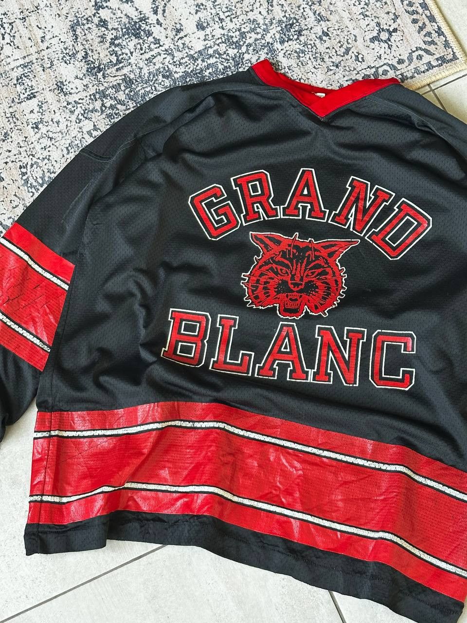 Vintage Vintage 80s Grand Blanc University Jersey Size US L / EU 52-54 / 3 - 5 Thumbnail