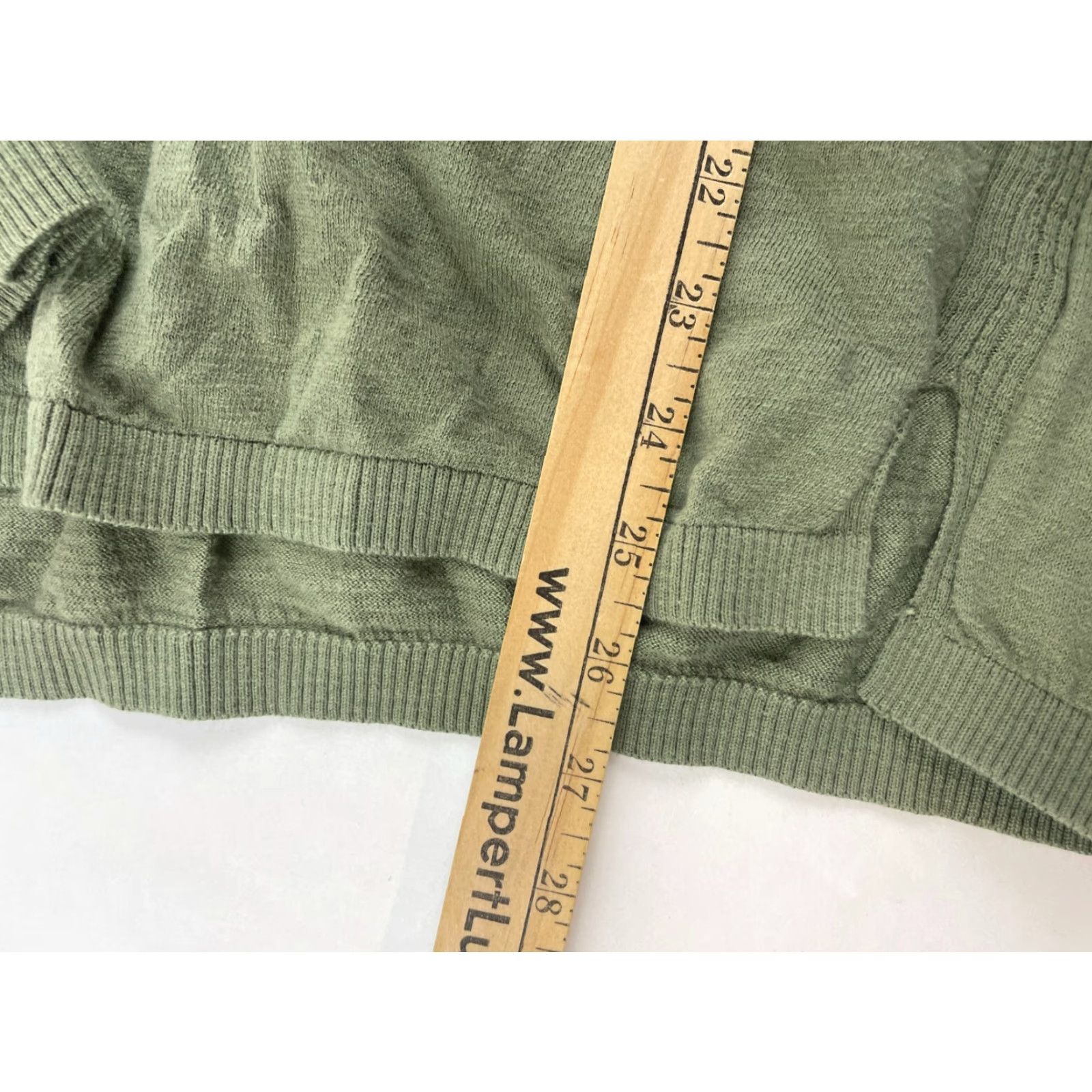 Talbots Talbots Sweater Women's Size Medium Green V-neck Pullover Ribbed Long Sleeve Size M / US 6-8 / IT 42-44 - 6 Thumbnail