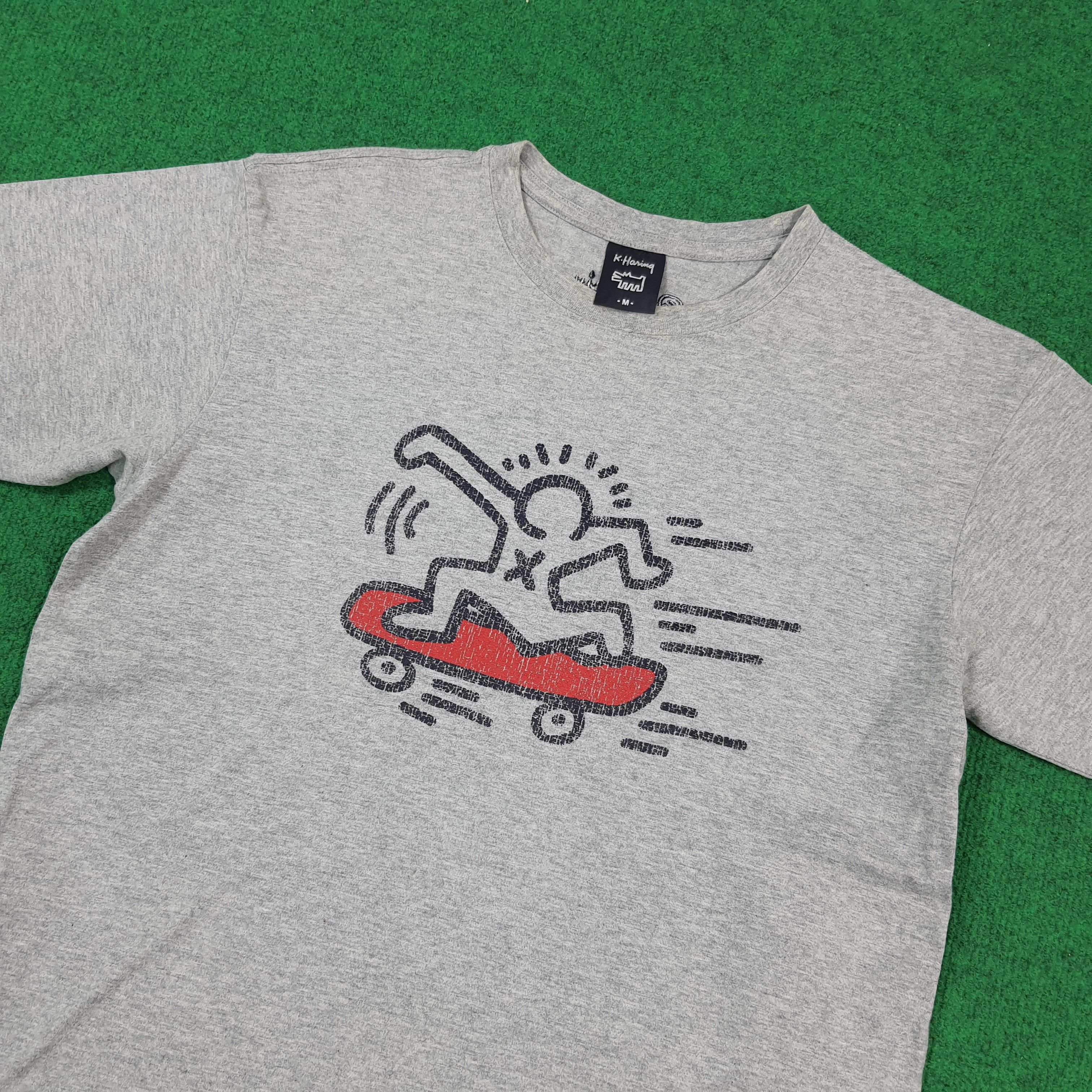 Keith Haring Vintage Keith Haring Doodles Art Streetwear Tshirt C299N69 Size US M / EU 48-50 / 2 - 2 Thumbnail