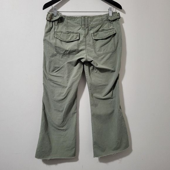 Abercrombie & Fitch Vintage Y2K Abercrombie & Fitch Green Cargo Capri Pants Size 28" / US 6 / IT 42 - 7 Thumbnail
