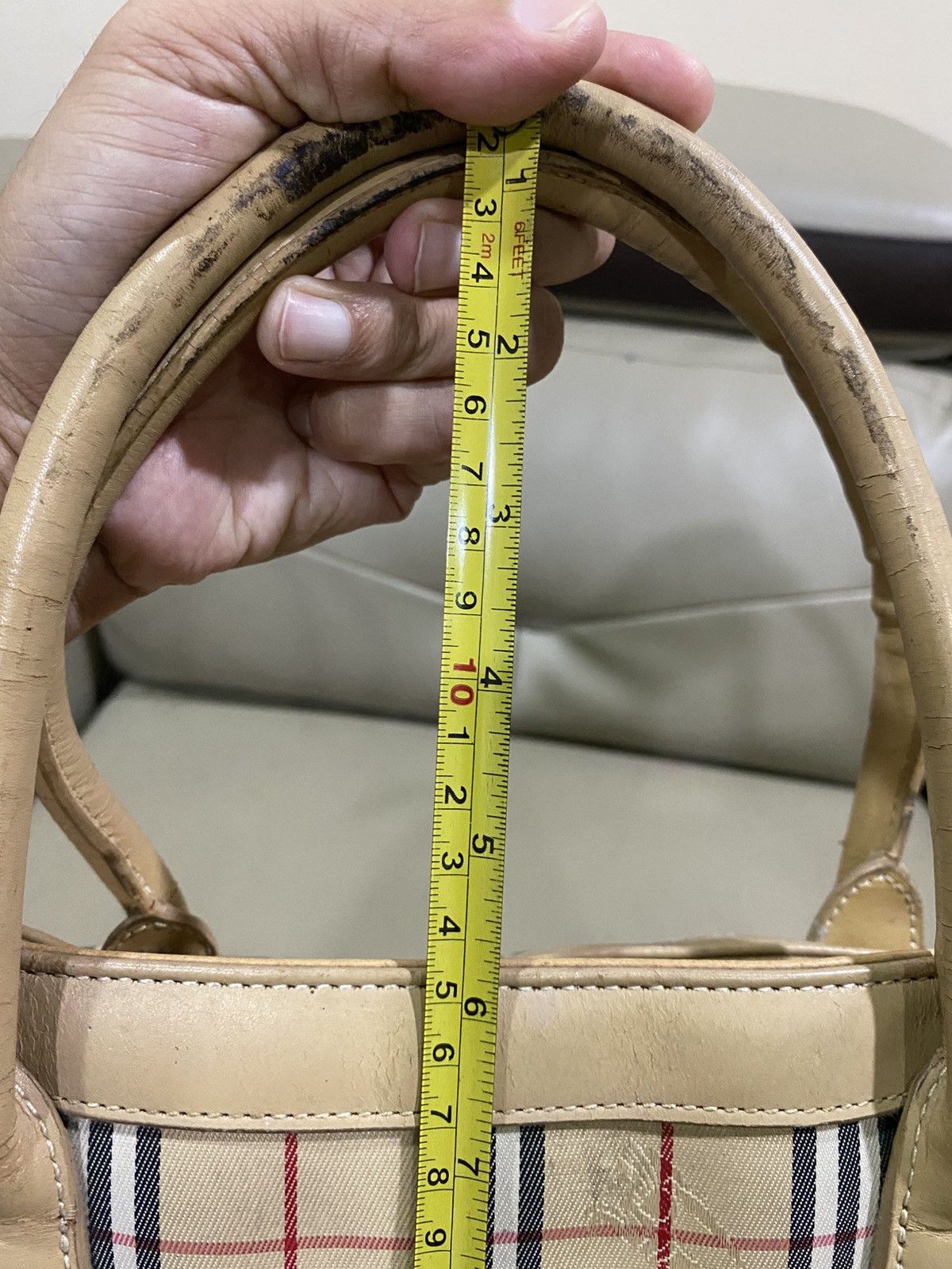 Burberry Authentic Vintage Burberry’s Nova Check Tote Bag Size ONE SIZE - 16 Thumbnail