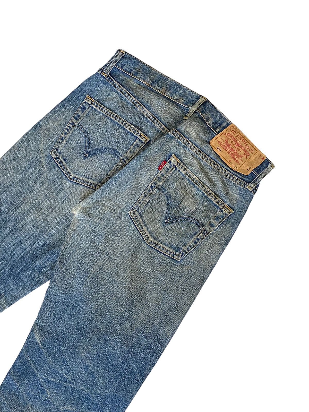 Levi's × Levi's Vintage Clothing Levis Vintage Clothing 501 XX 359 Button Fly Distress Denim Size US 29 - 12 Thumbnail