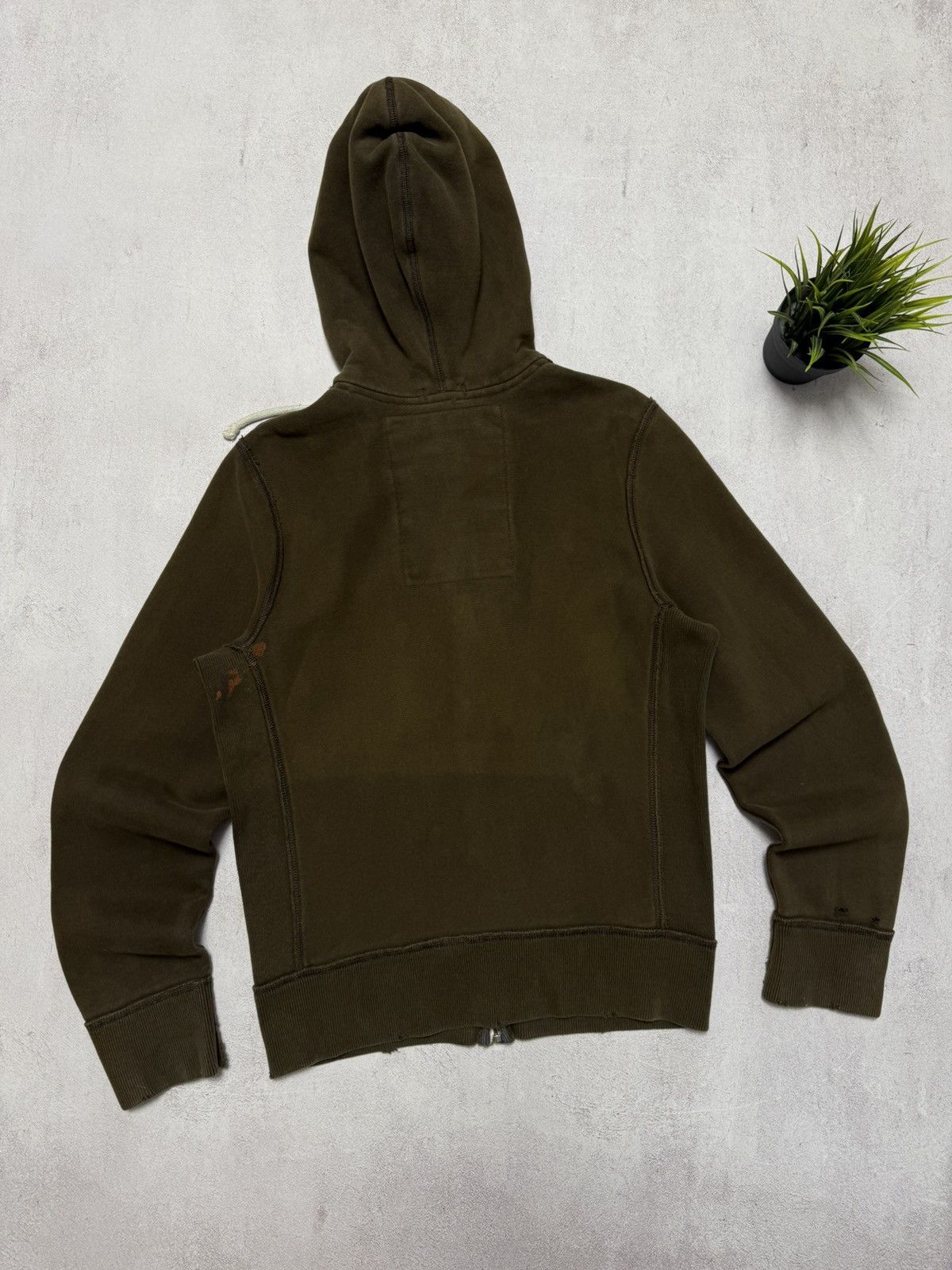 Abercrombie & Fitch Vintage Abercrombie Fitch Hoodie Big Logo Distressed Wash Size US L / EU 52-54 / 3 - 9 Thumbnail