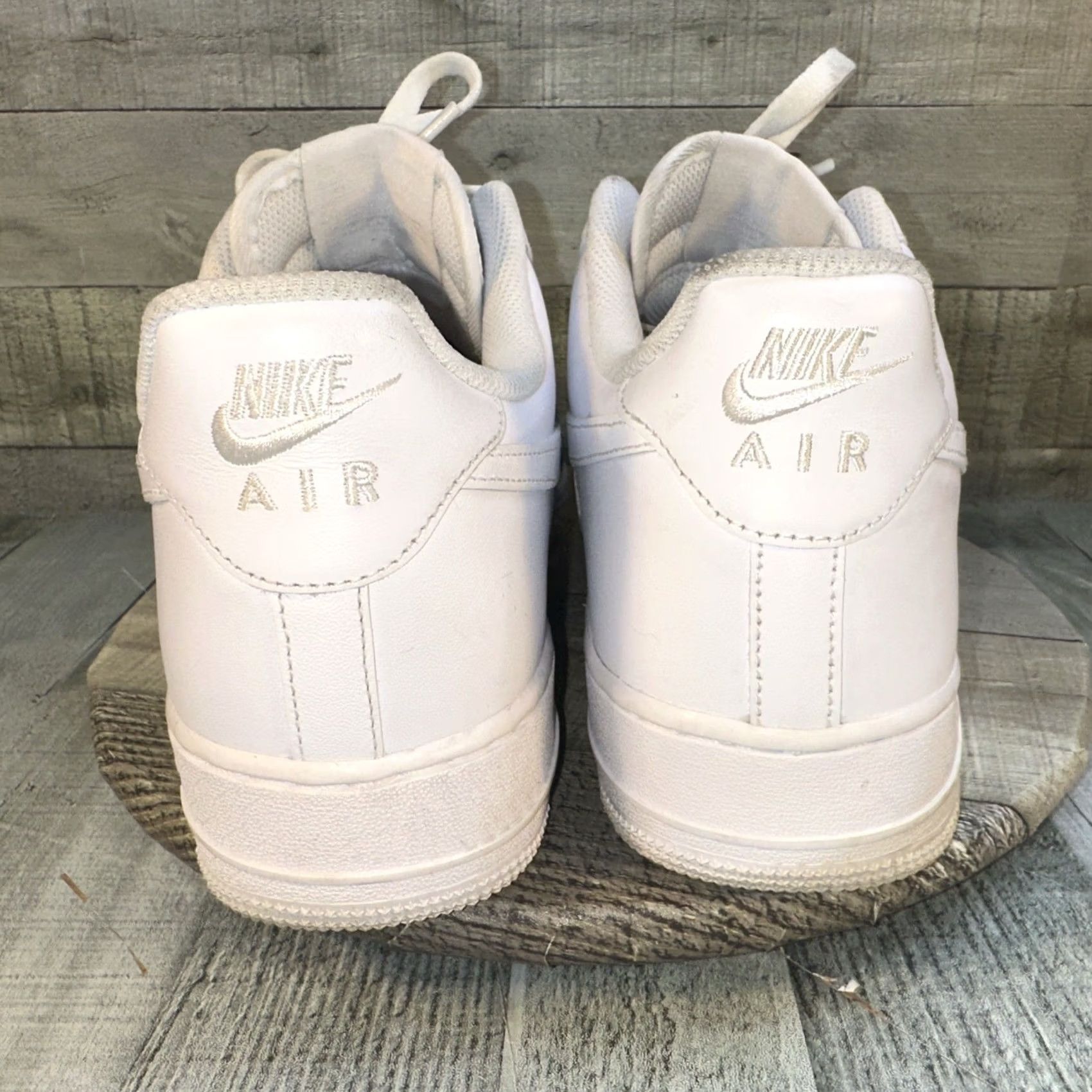 Nike Nike Air Force 1 Low Top Sneakers Mens 11.5 Triple White CW2288-111 Leather Rubber Breathable Cushioned Comfort Casual Activewear 2022 2020 Vintage No Size US L / EU 52-54 / 3 - 6 Thumbnail