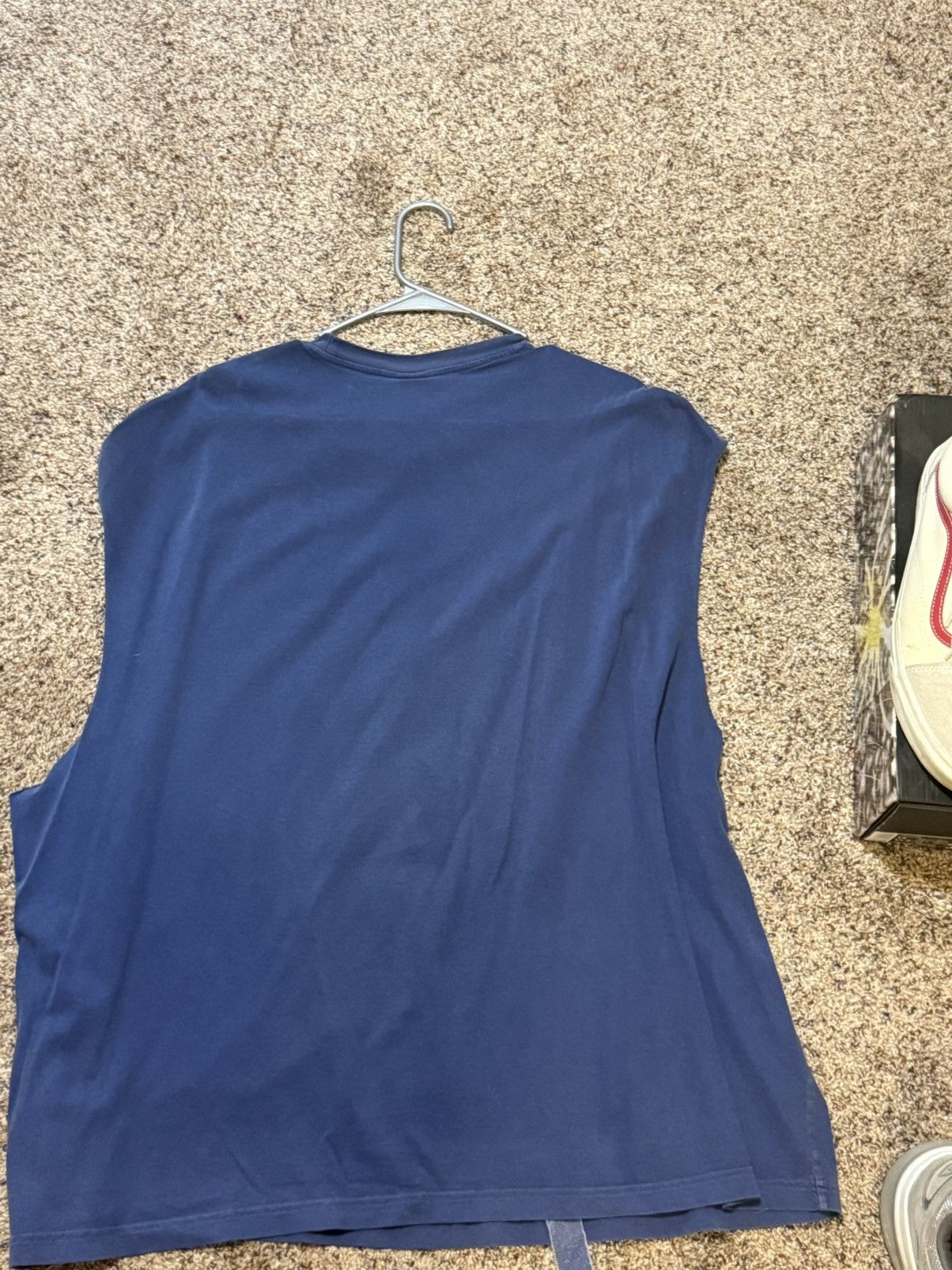 peaceminusone Peaceminusone Blue Sleeveless Bandana Print Tee Size US XXL / EU 58 / 5 - 8 Thumbnail