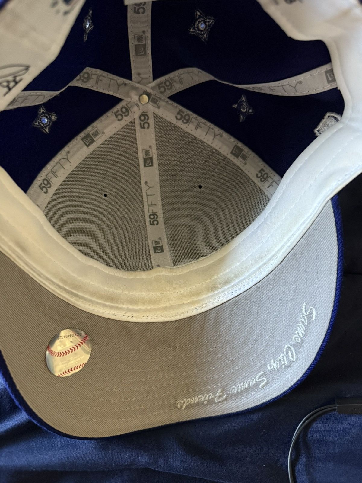 MLB Los Angeles Dodgers x OVO Collab Fitted Hat Size ONE SIZE - 13 Thumbnail