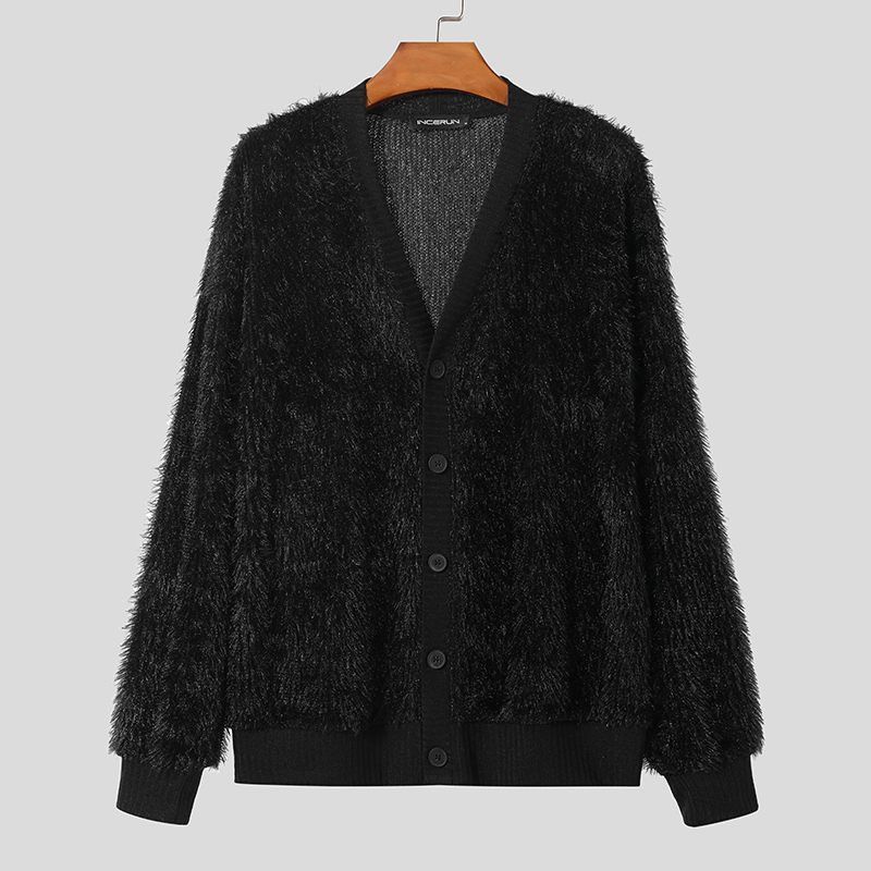 Japanese Brand × Vintage Men's Knitted Button Cardigan Size US M / EU 48-50 / 2 - 3 Thumbnail