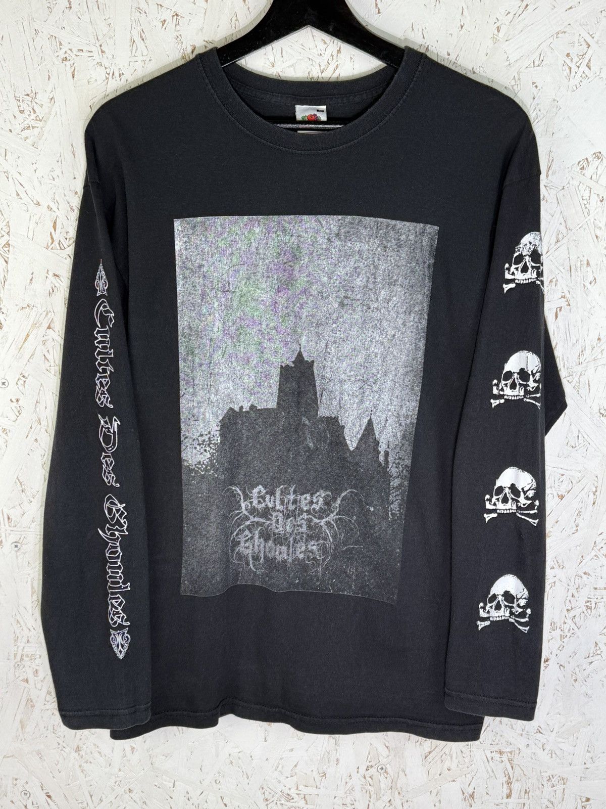Band Tees Cultes Des Ghoules Spectres Over Transylvania Black Metal LS Size US M / EU 48-50 / 2 - 1 Thumbnail