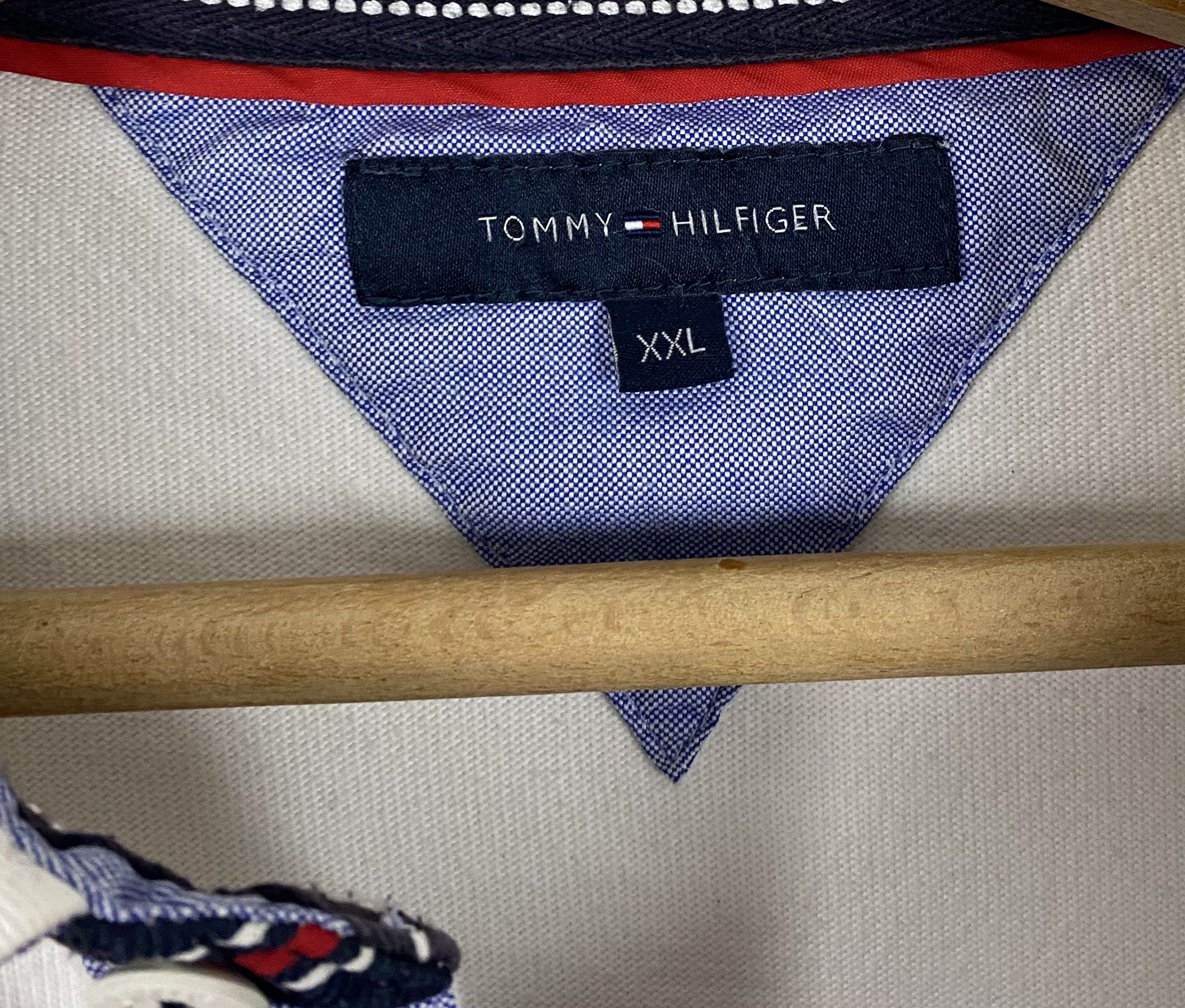 Tommy Hilfiger Vintage TOMMY HILFIGER Rugby Striped Sweatshirt M494 Size US L / EU 52-54 / 3 - 6 Thumbnail
