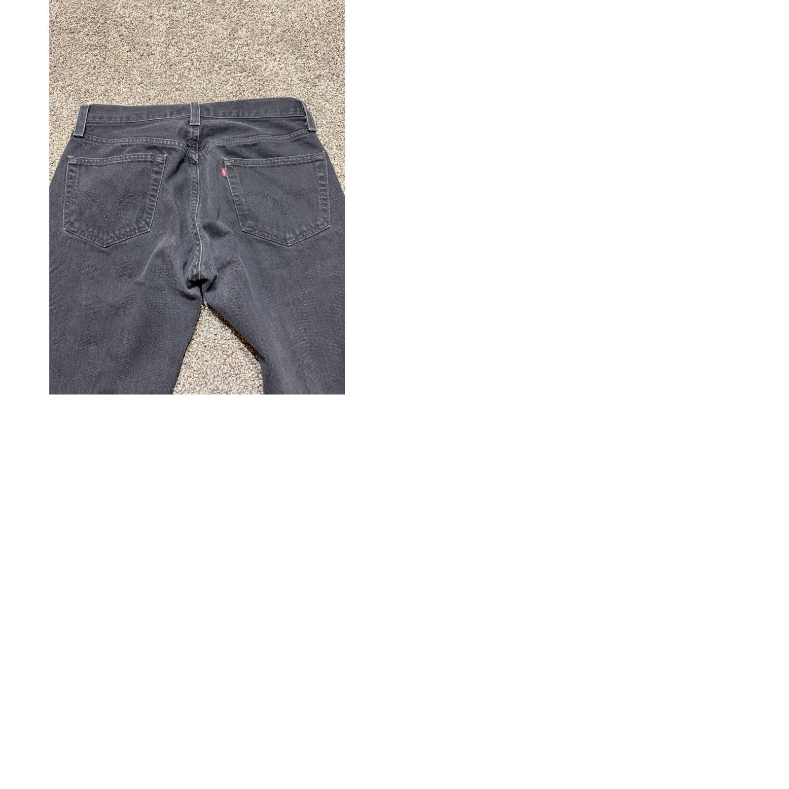 Levi's Vintage Levi’s 501 Jeans Men's Size 32 Black Denim 32X34 Button Fly Mid Rise 5-Pocket Straight Regular Vol 501 Series United States Jeans Mens Size US 32 / EU 48 - 9 Thumbnail