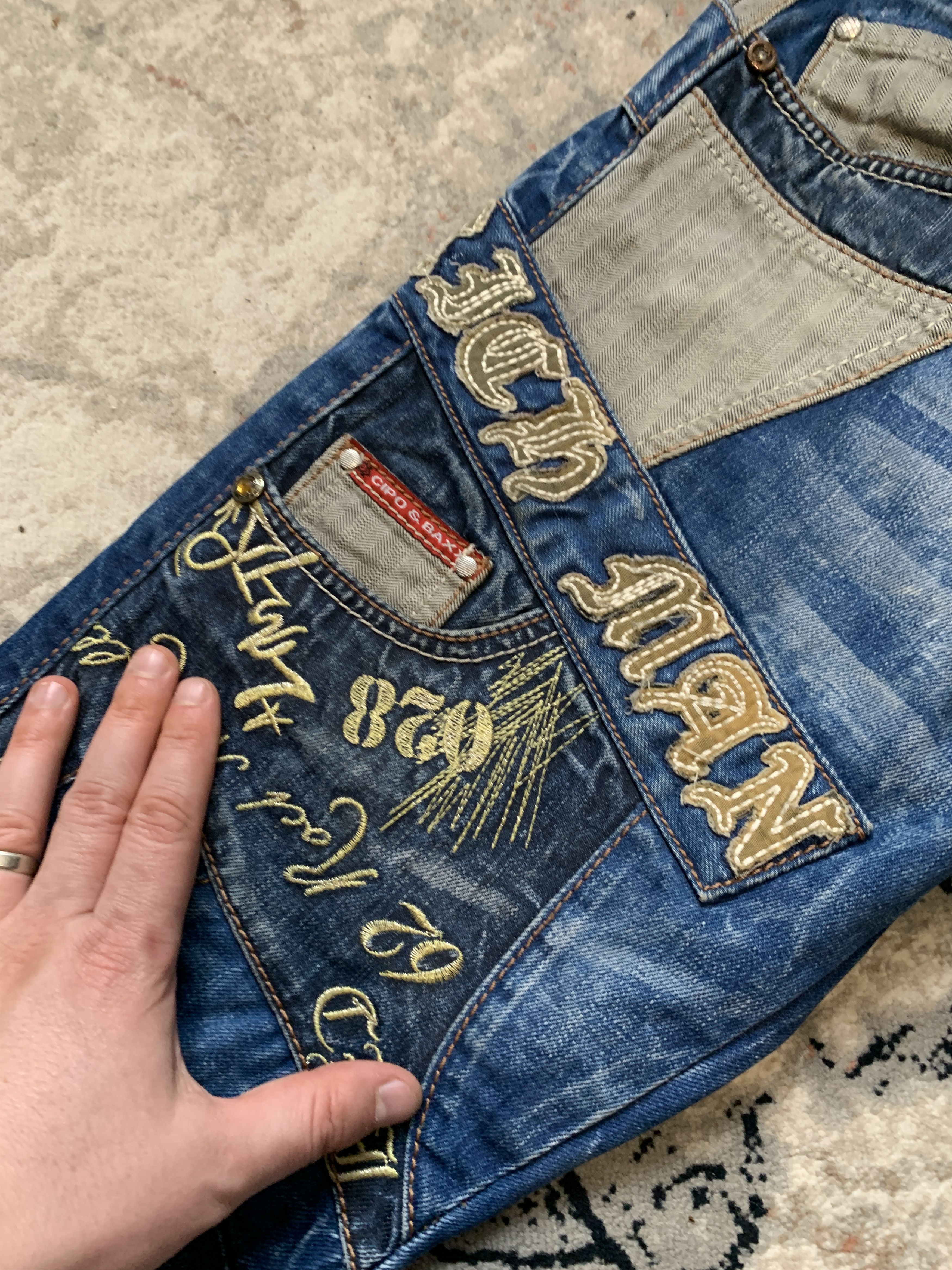 Japanese Brand Cipo & Baxx Vintage Dinim Pants Size US 34 / EU 50 - 3 Thumbnail