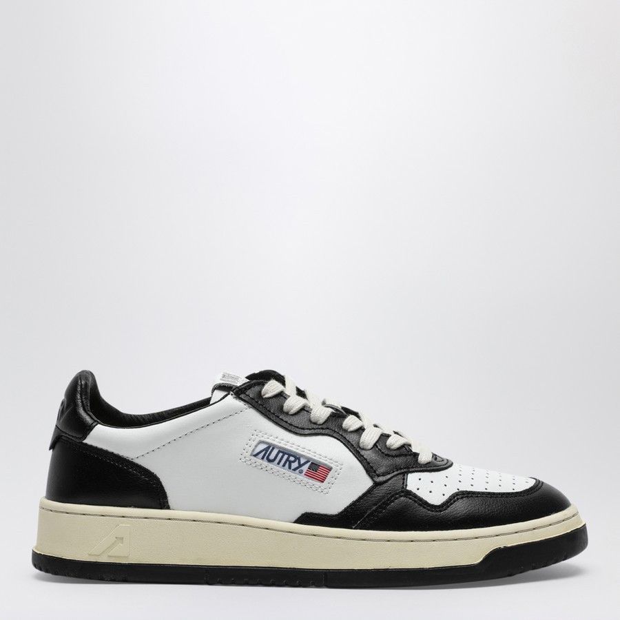 AUTRY o1d2blof0725 Leather Low-Top Sneakers in Black/White Size US 13 / EU 46 - 1 Thumbnail
