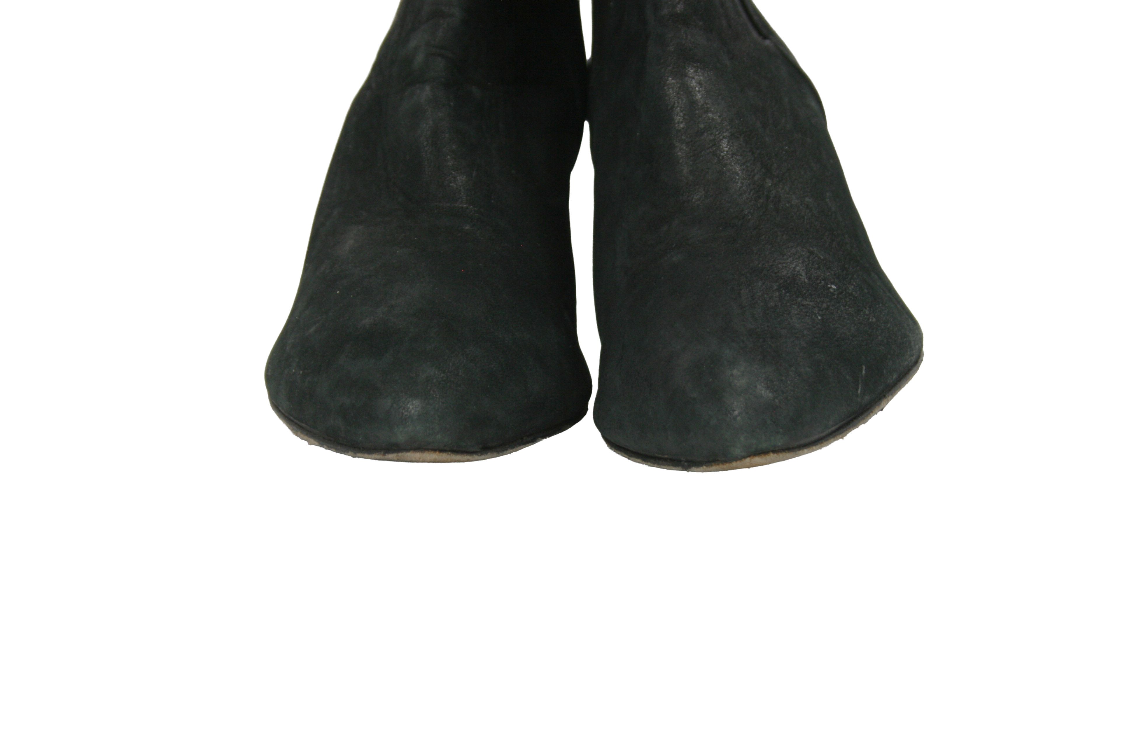 The Last Conspiracy Avant Garde Suede Point Toe Heeled Boots Size US 7 / IT 37 - 3 Thumbnail