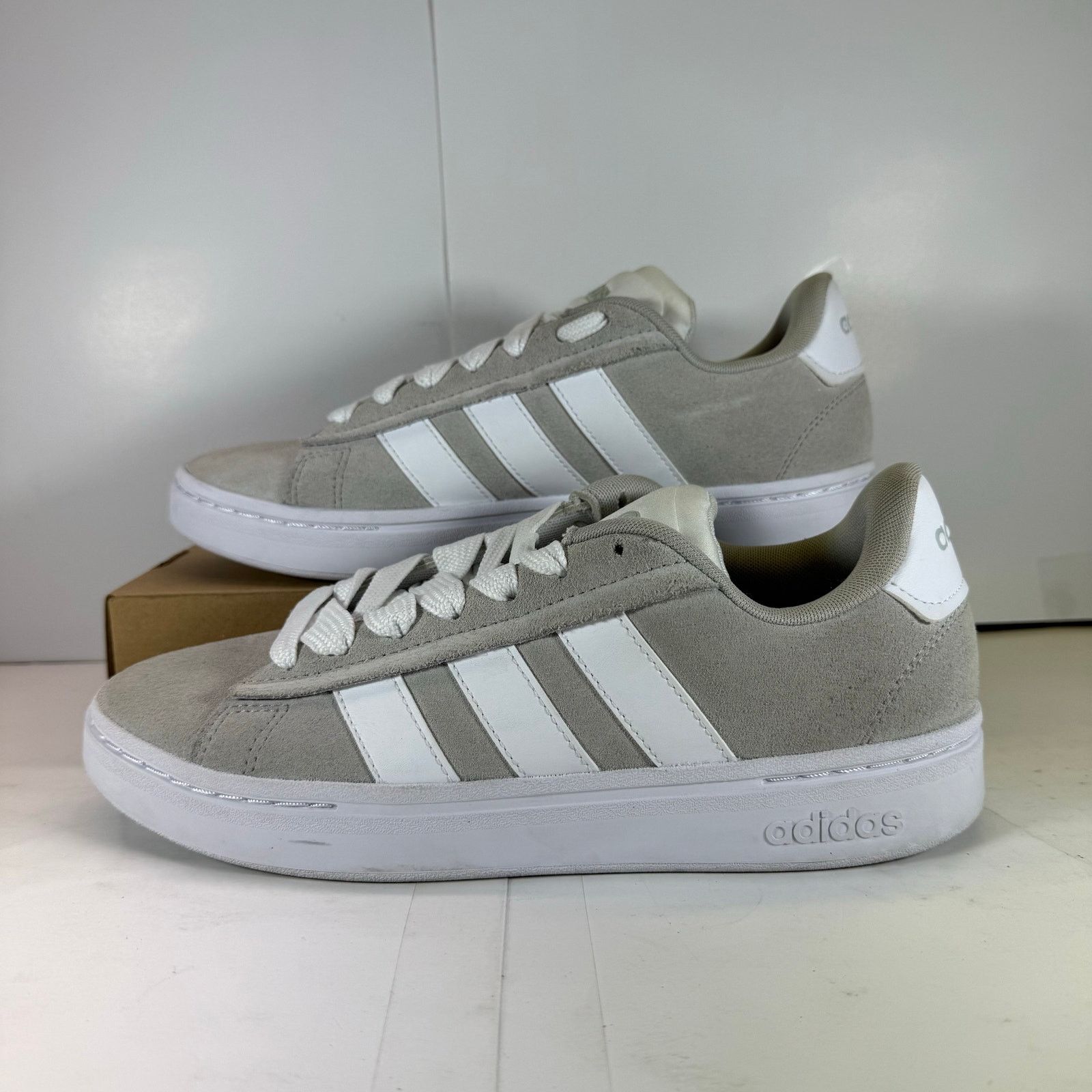 Adidas Adidas Grand Court Alpha Gray/White JH7234 Size 9M Size US 9 / EU 42 - 1 Thumbnail