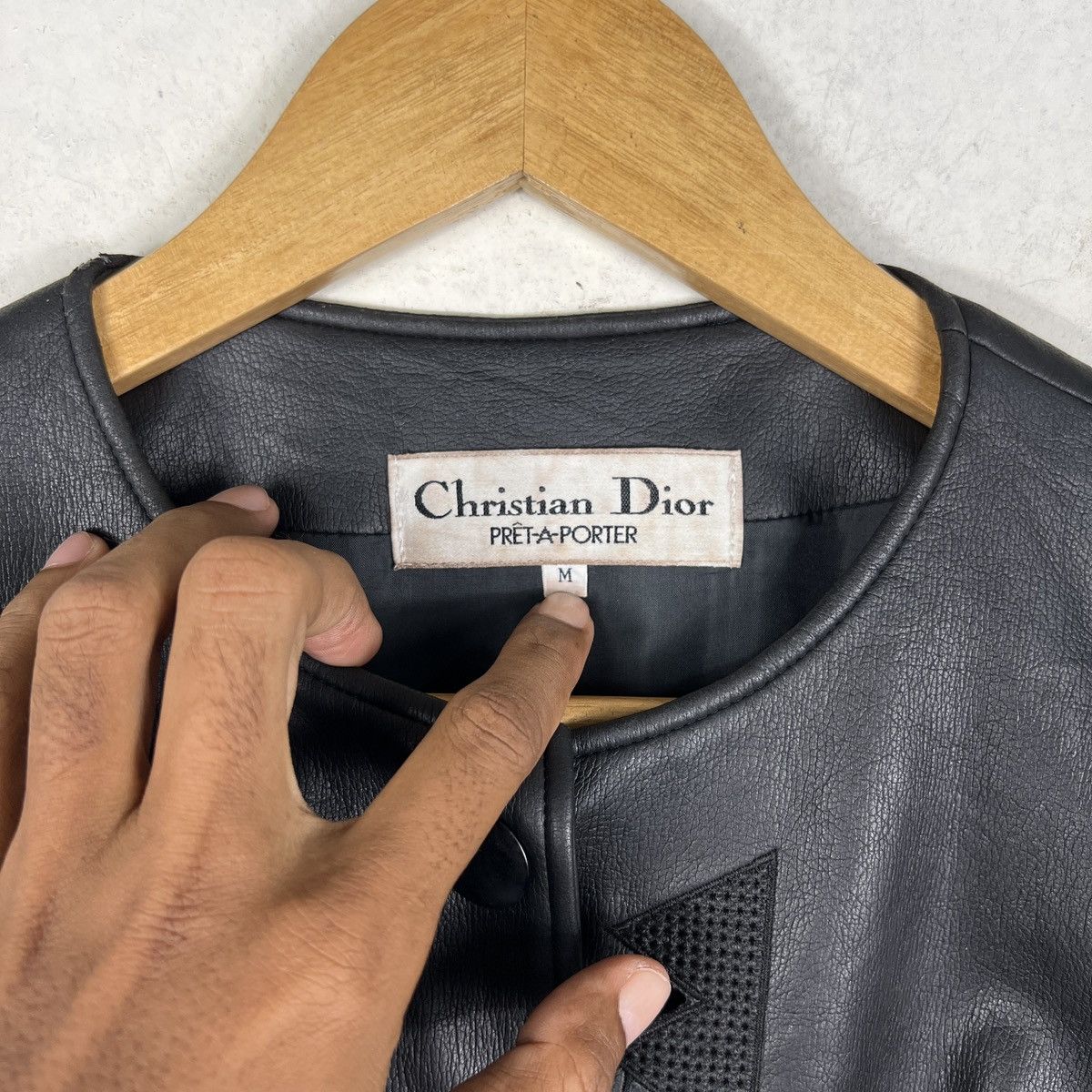 Christian Dior Monsieur Christian Dior Pret A Porter Artificial Leather Jacket Size US M / EU 48-50 / 2 - 12 Thumbnail
