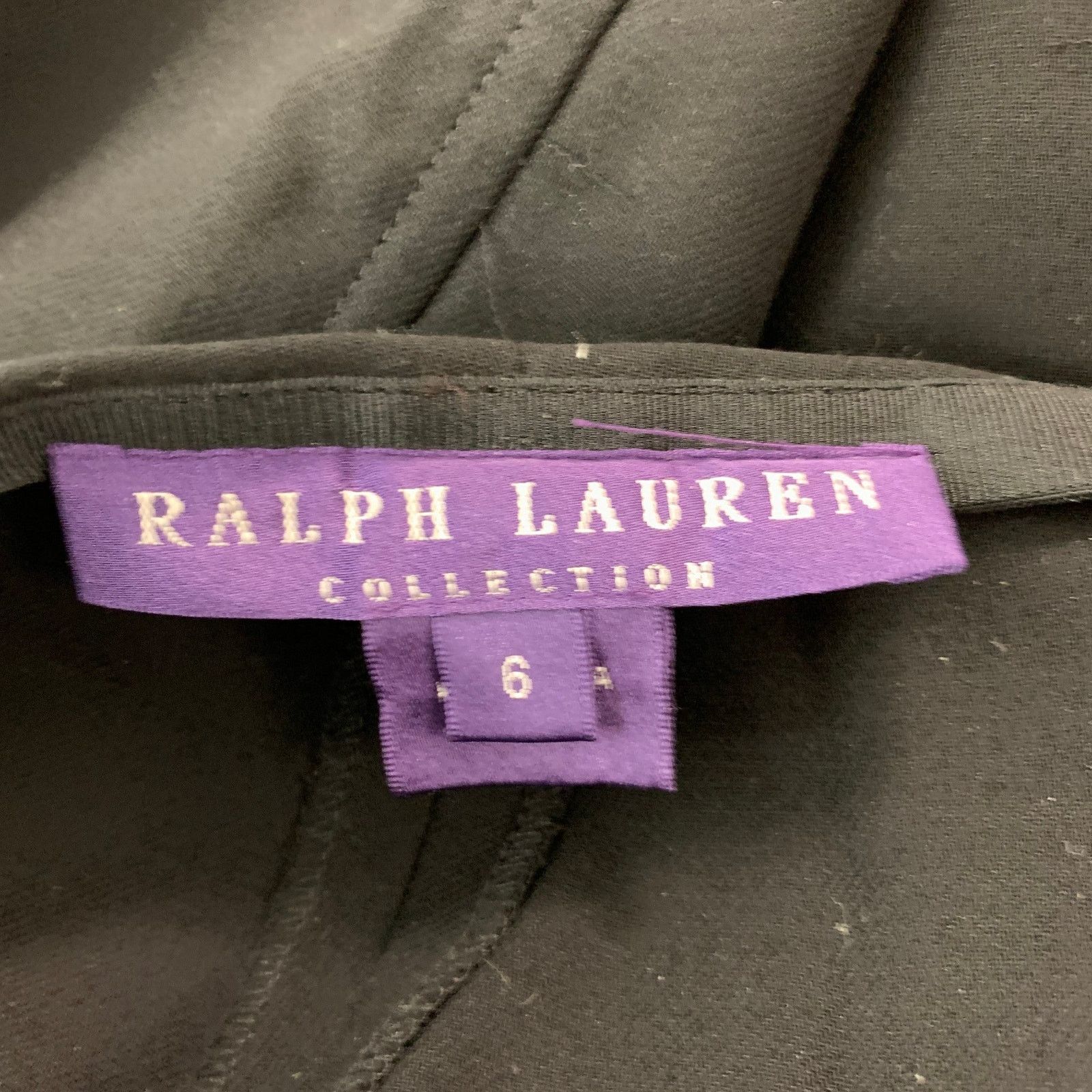 Ralph Lauren RALPH LAUREN Size 6 Black Wool Fitted Dress Pants Size 28" / US 6 / IT 42 - 3 Thumbnail