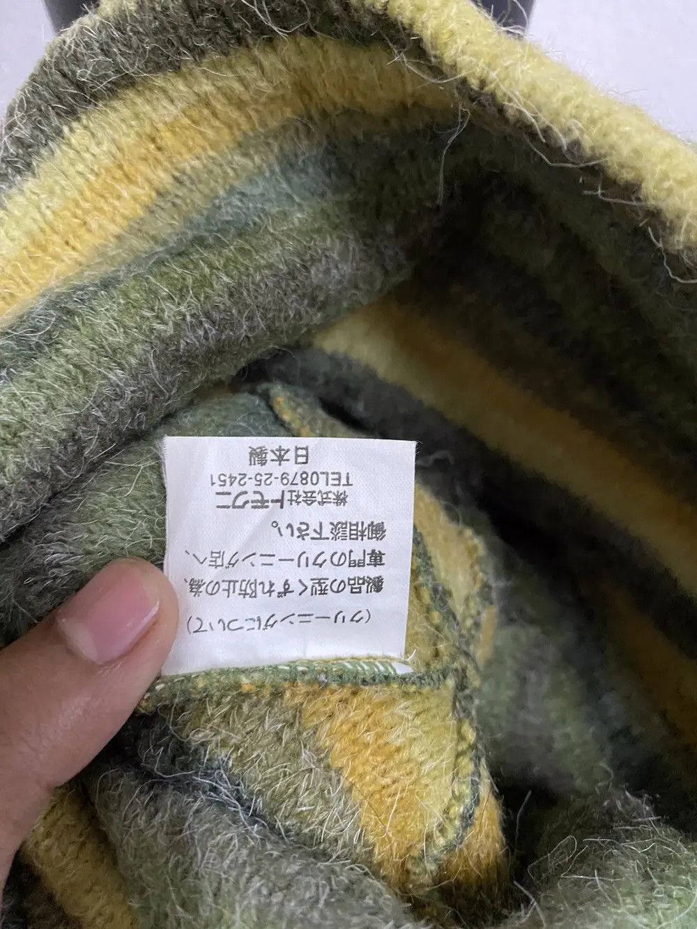 Japanese Brand Japanese Brand Stripe Design Beanie Hat Size ONE SIZE - 6 Thumbnail