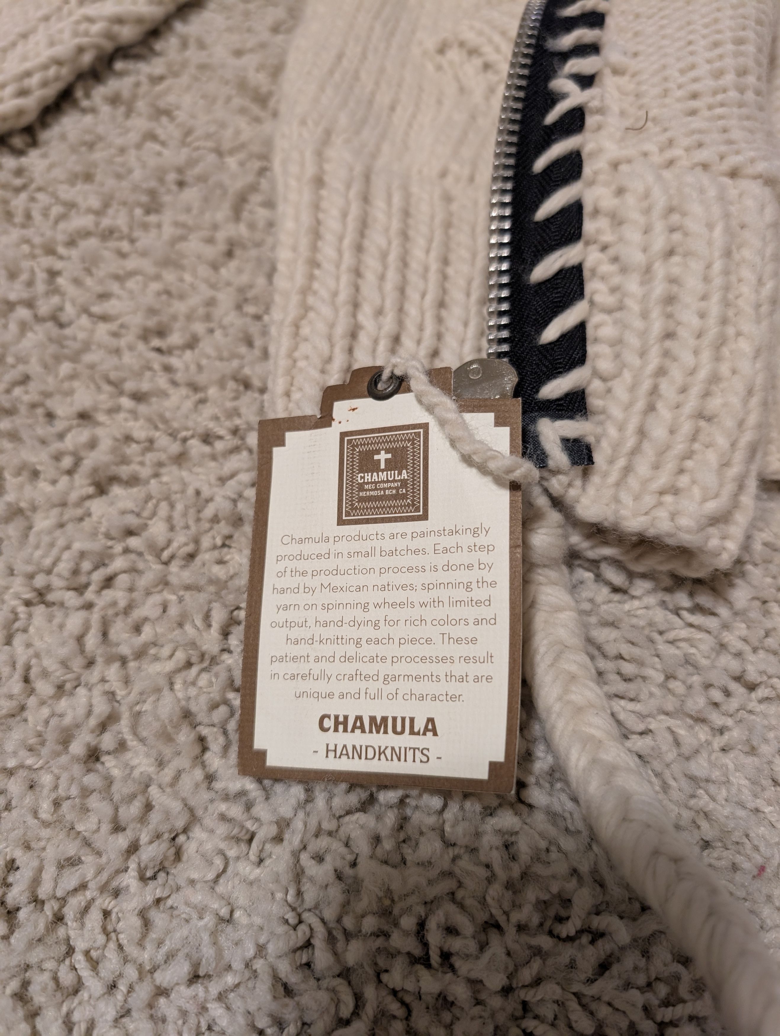 Chamula Chamula Star Zip Front Hooded Cardigan Size US M / EU 48-50 / 2 - 7 Thumbnail