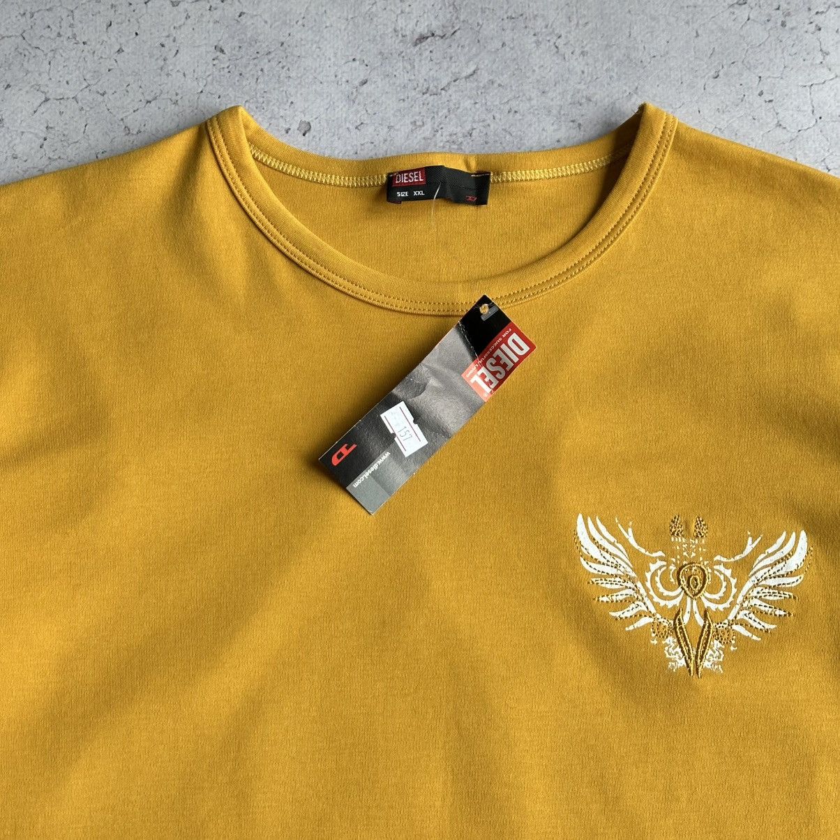 Diesel Vintage y2k Diesel Embroidered Logo Tee Size US L / EU 52-54 / 3 - 7 Thumbnail