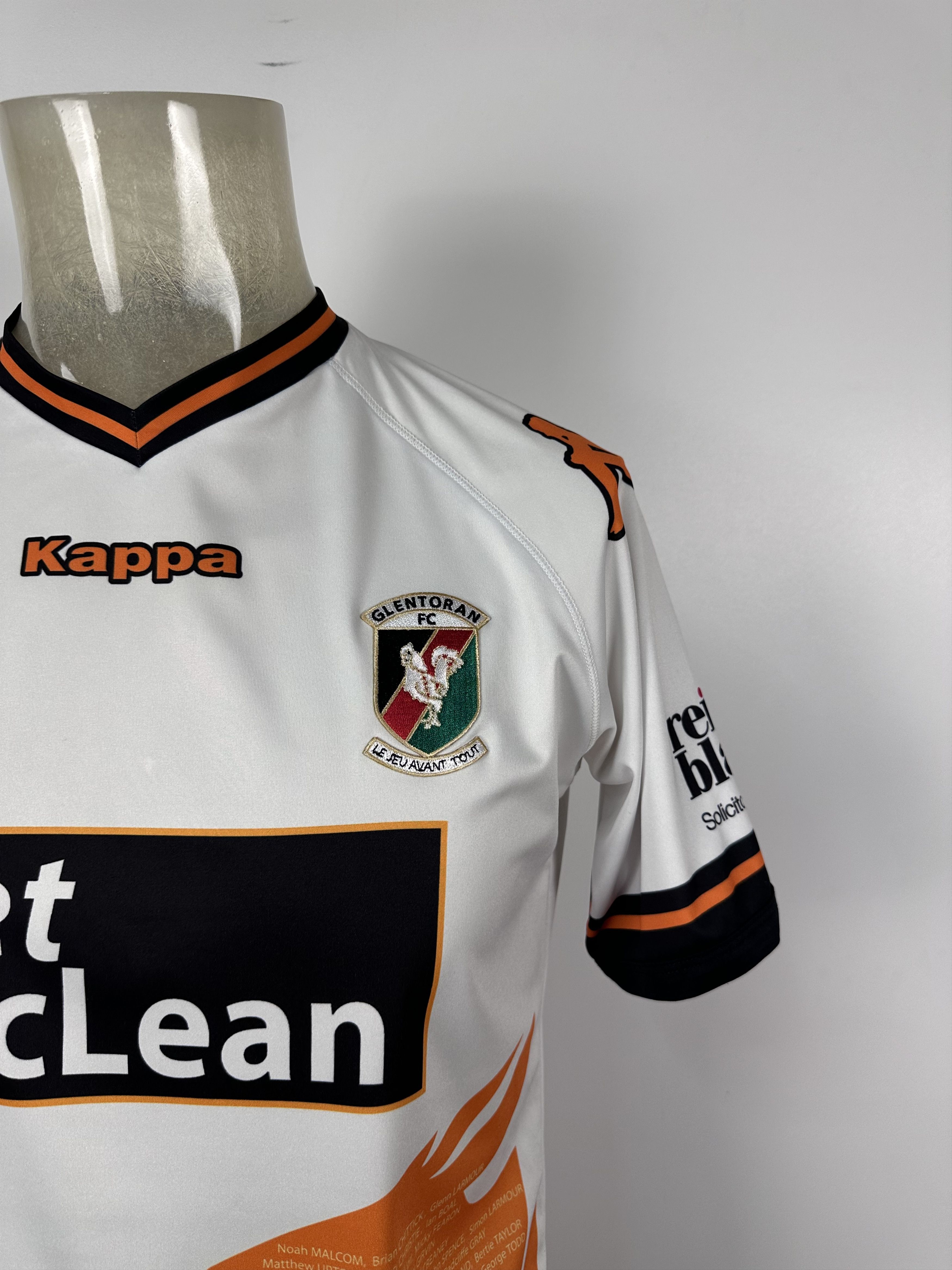 Kappa Glentoran 2015 2016 Football Shirts Soccer Jersey Kappa Sz L Size US L / EU 52-54 / 3 - 2 Thumbnail