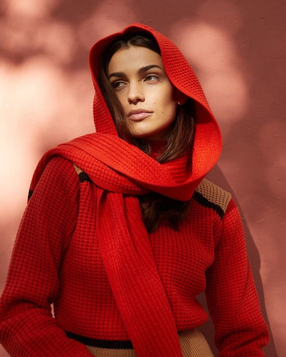 Marni × Uniqlo Uniqlo Marni 22AW Popcorn Knit Hooded Scarf Size ONE SIZE - 4 Thumbnail