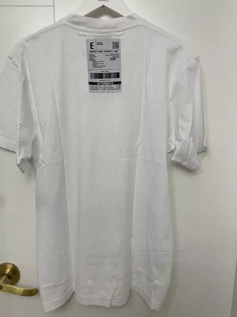 Vetements Vetements White Crew Neck Short Sleeve S Size US S / EU 44-46 / 1 - 2 Thumbnail