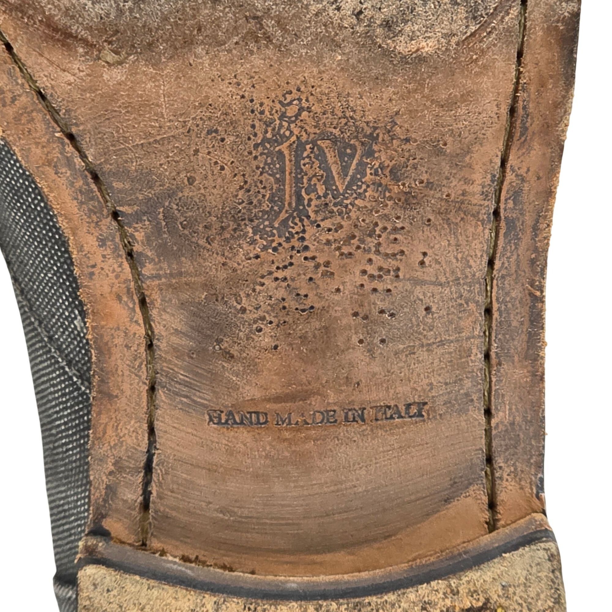John Varvatos $698 John Varvatos Italy Fleetwood Mens 9 Distressed Boots Size US 9 / EU 42 - 9 Thumbnail