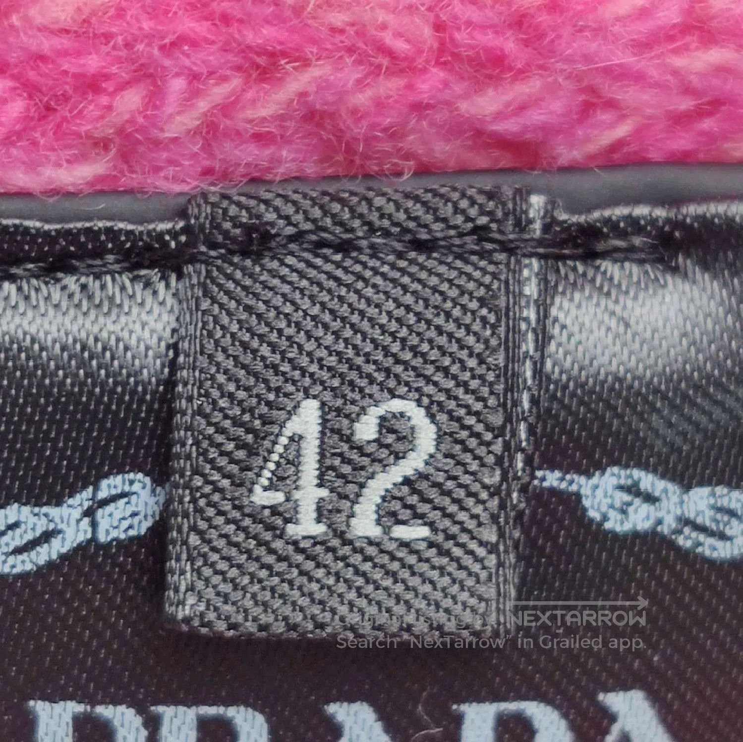 Prada Prada Pink Logo Cardigan Sweater . Size L / US 10 / IT 46 - 5 Thumbnail
